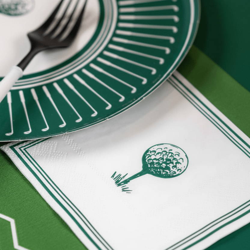 Golf Tee Beverage Napkins - bubblegum market