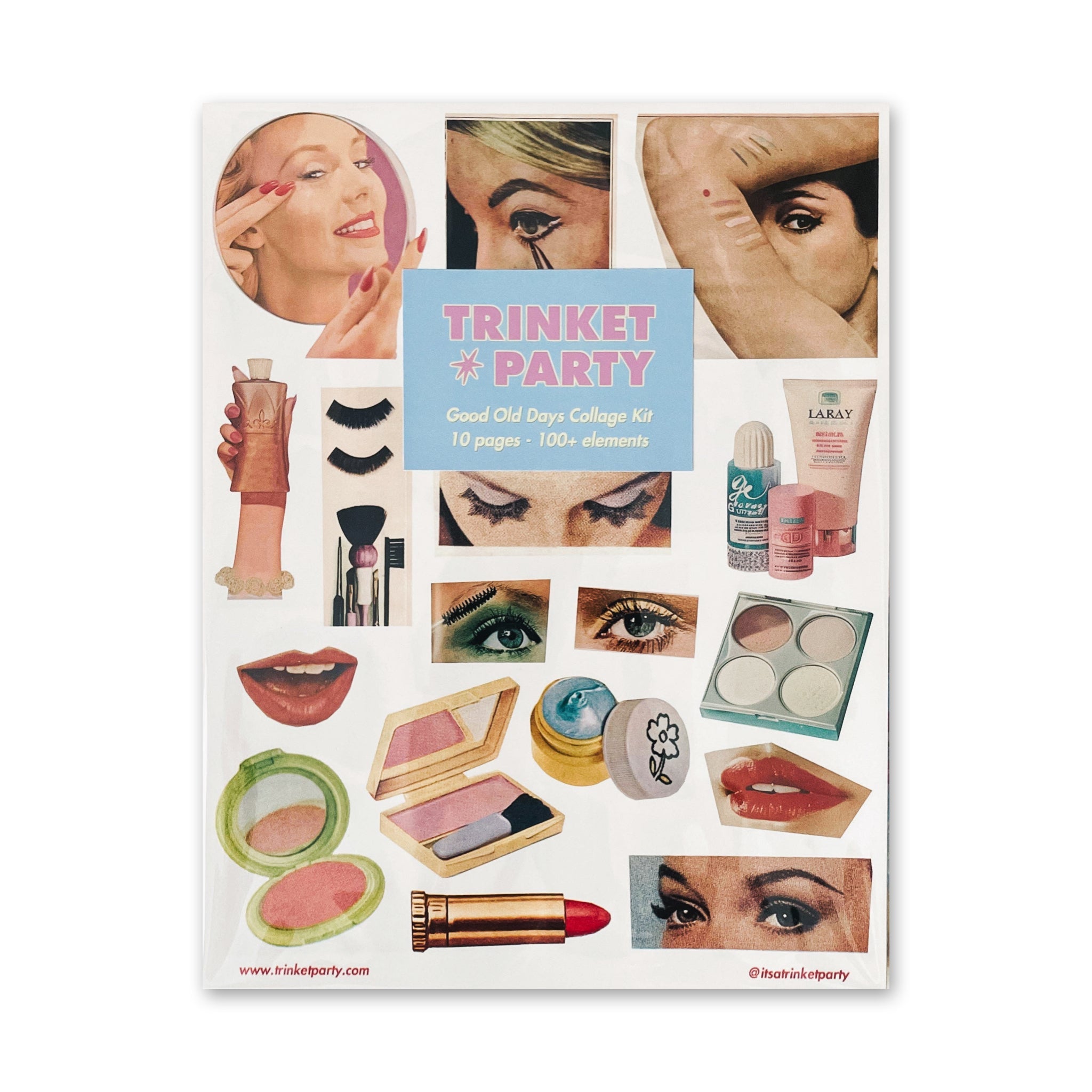 Good Old Days Collage Kit - bubblegum market