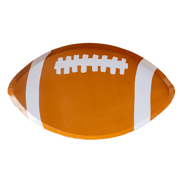 Good Sport Small Football Plates 10.75" - bubblegum market
