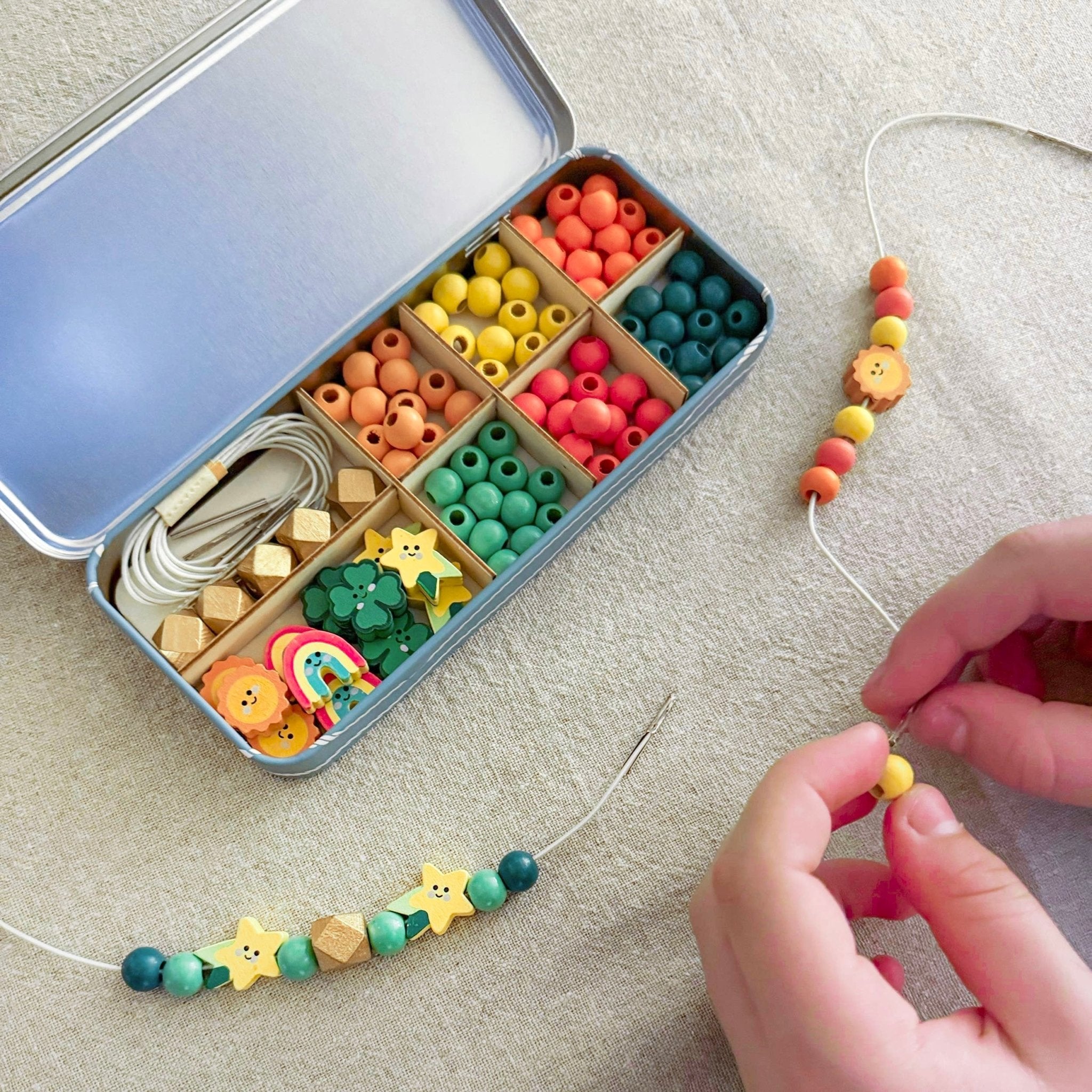 Good Vibes Bracelet Beading Kit - bubblegum market