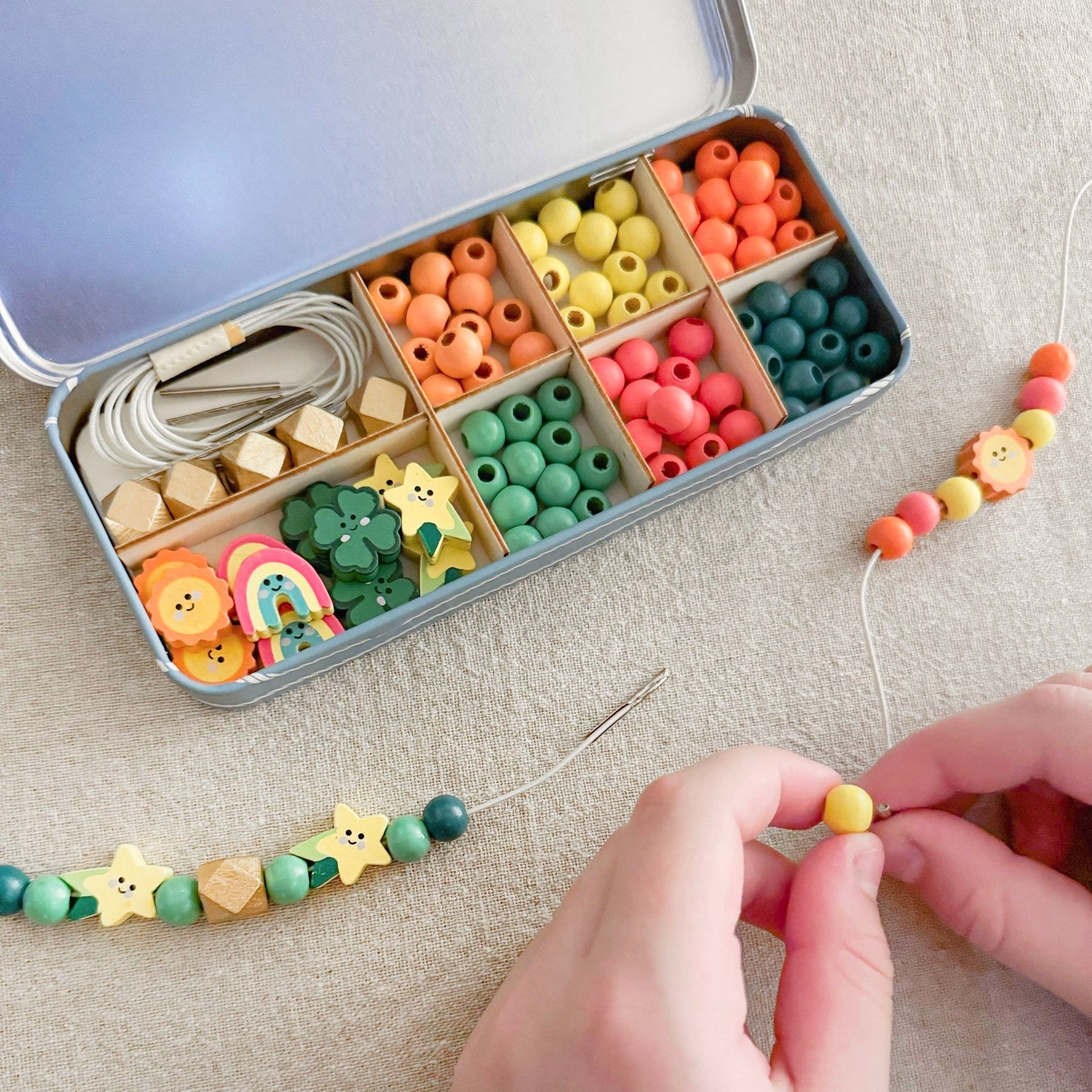 Good Vibes Bracelet Beading Kit - bubblegum market