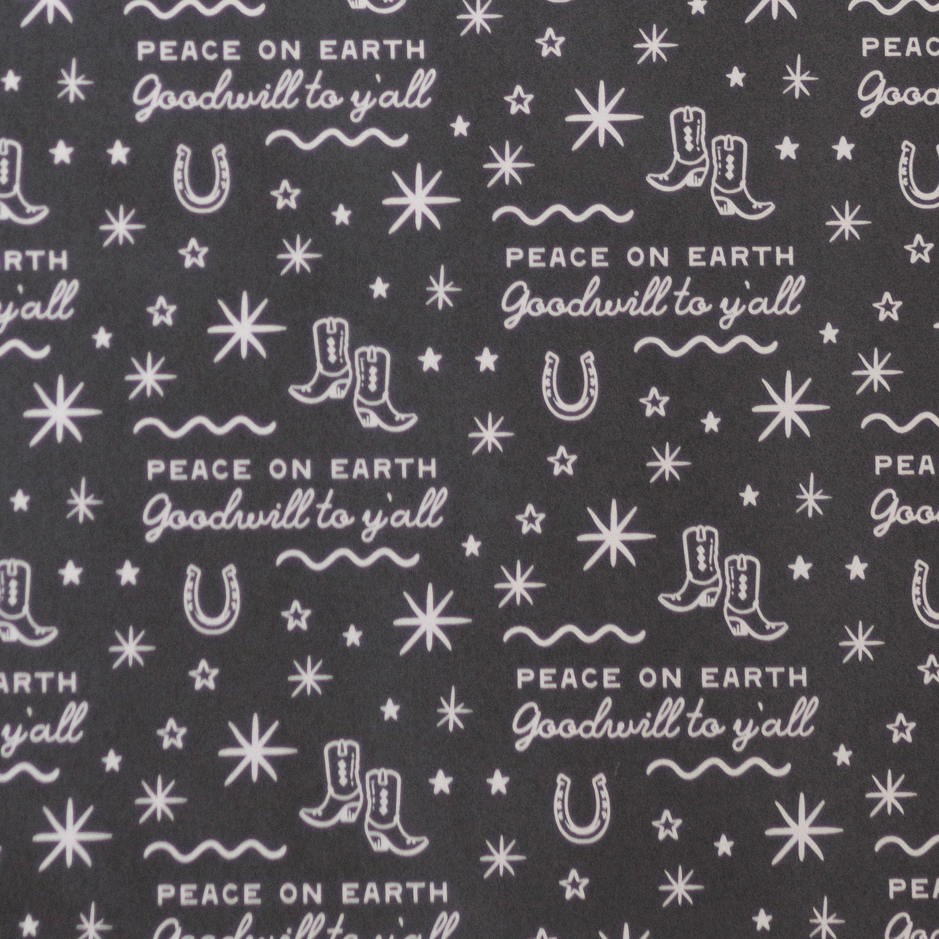 Goodwill to Y'all Holiday Wrapping Paper (Continuous Roll) - bubblegum market