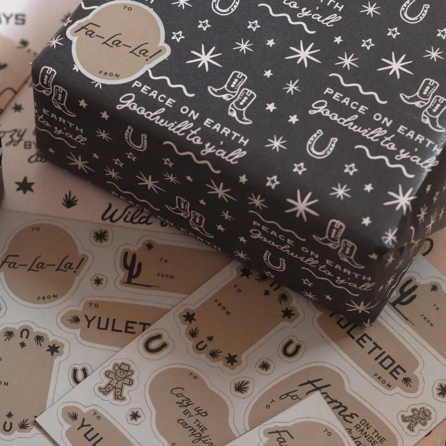 Goodwill to Y'all Holiday Wrapping Paper (Continuous Roll) - bubblegum market