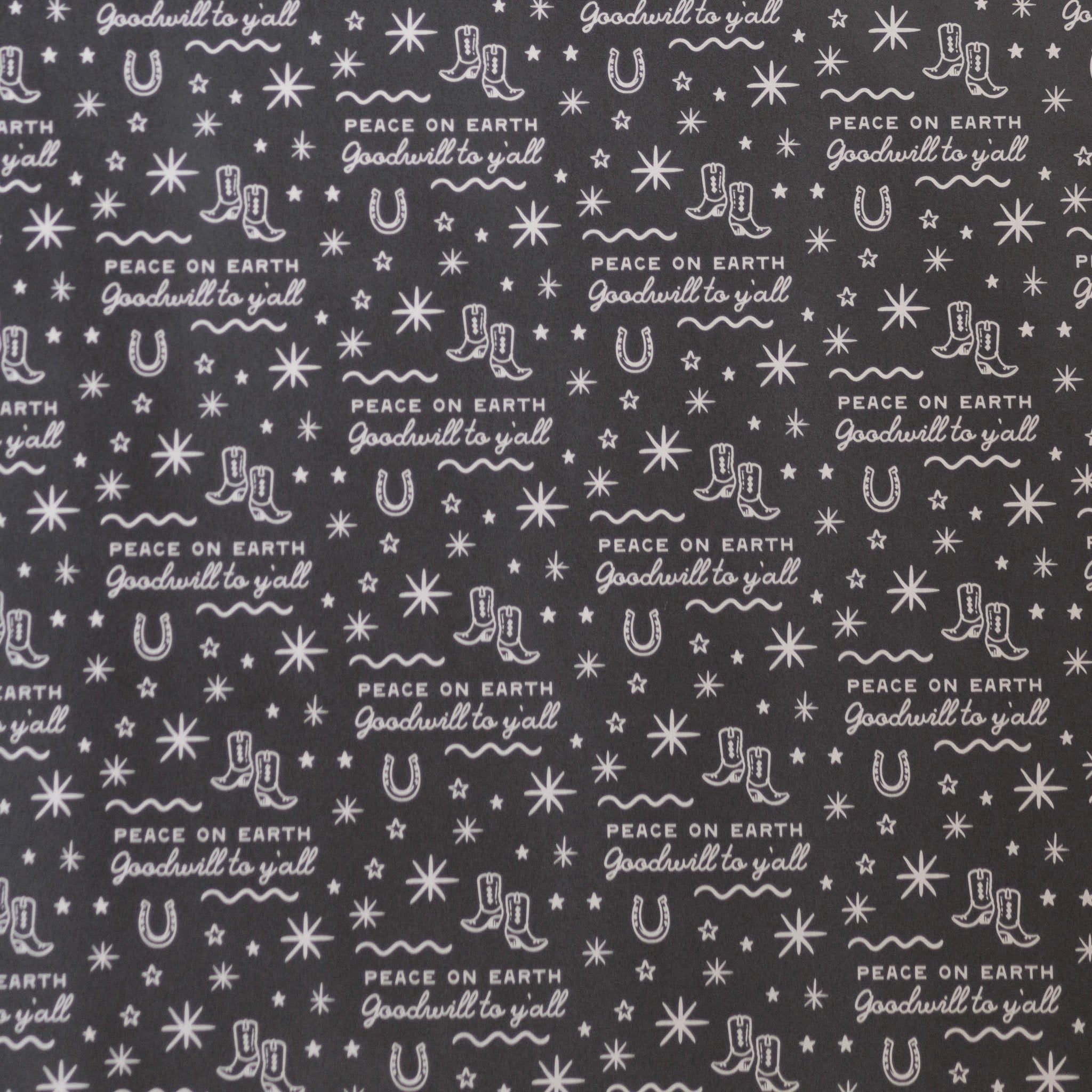 Goodwill to Y'all Holiday Wrapping Paper (Continuous Roll) - bubblegum market