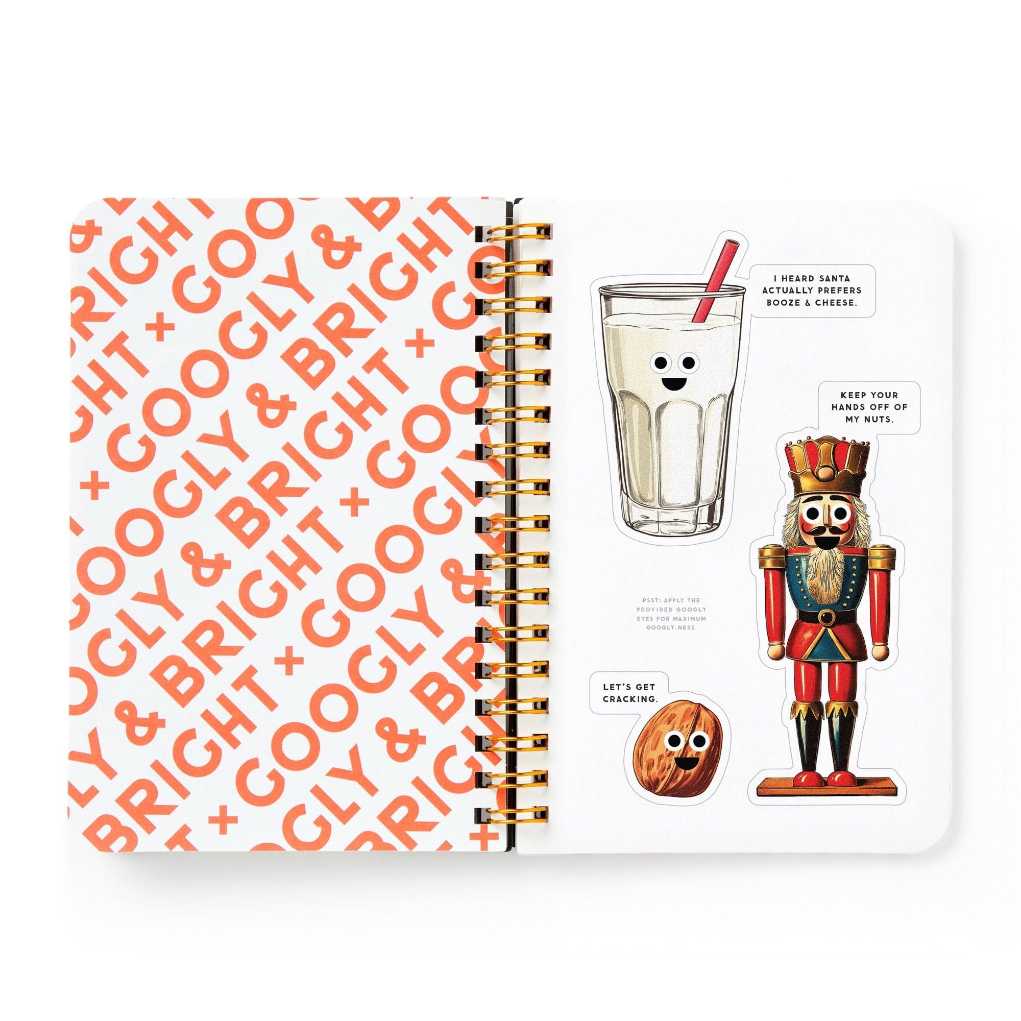 Googly & Bright Holiday Sticker Bookh - bubblegum market