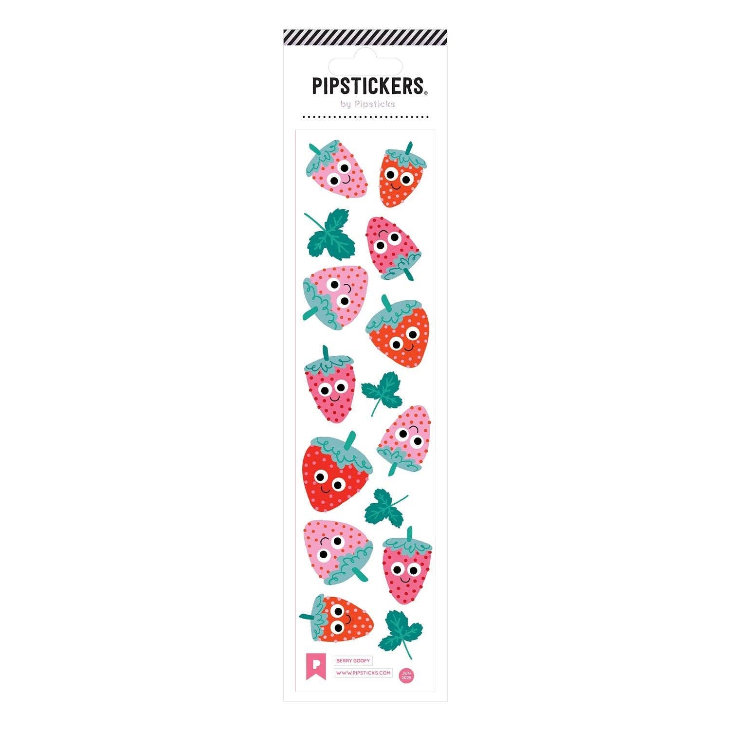 Googly Eyed Berry Goofy Stickers - bubblegum market