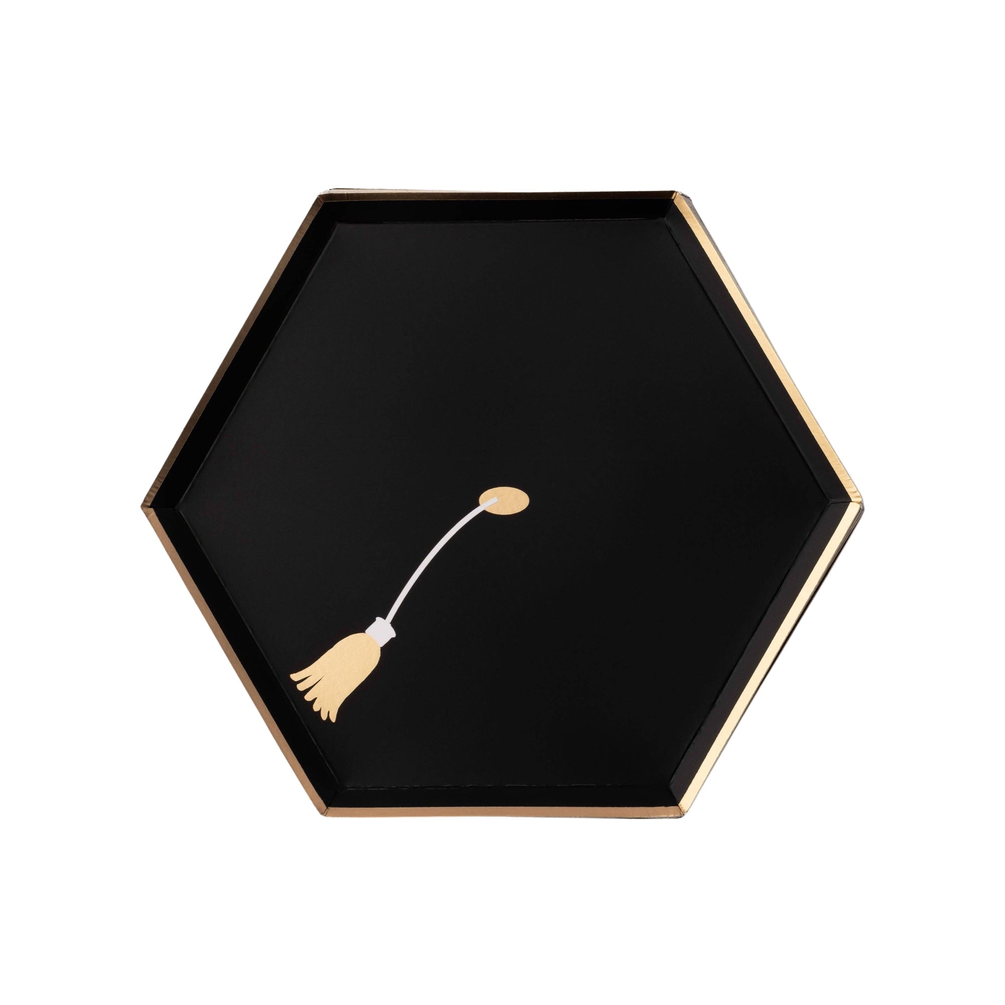 Graduation Cap Snack Plates 8.25" - bubblegum market