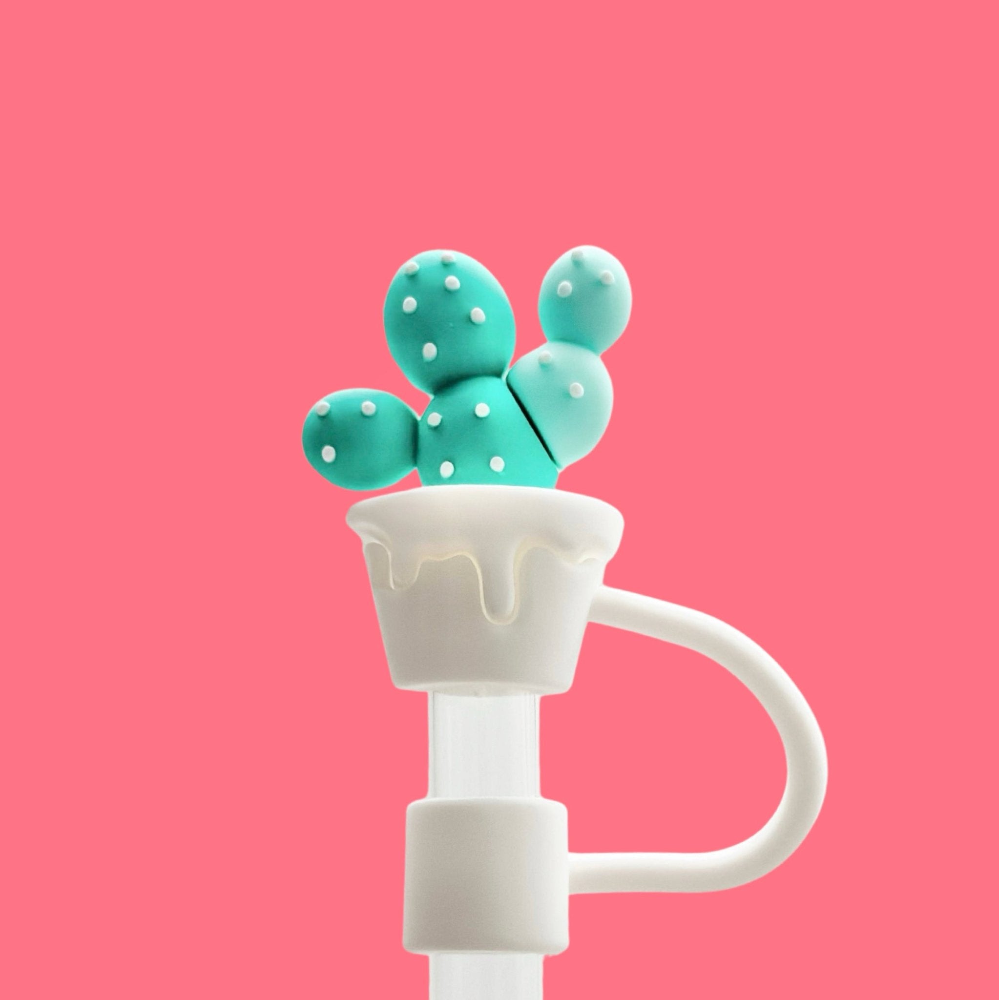 Green Cactus Straw Cover 10MM - bubblegum market
