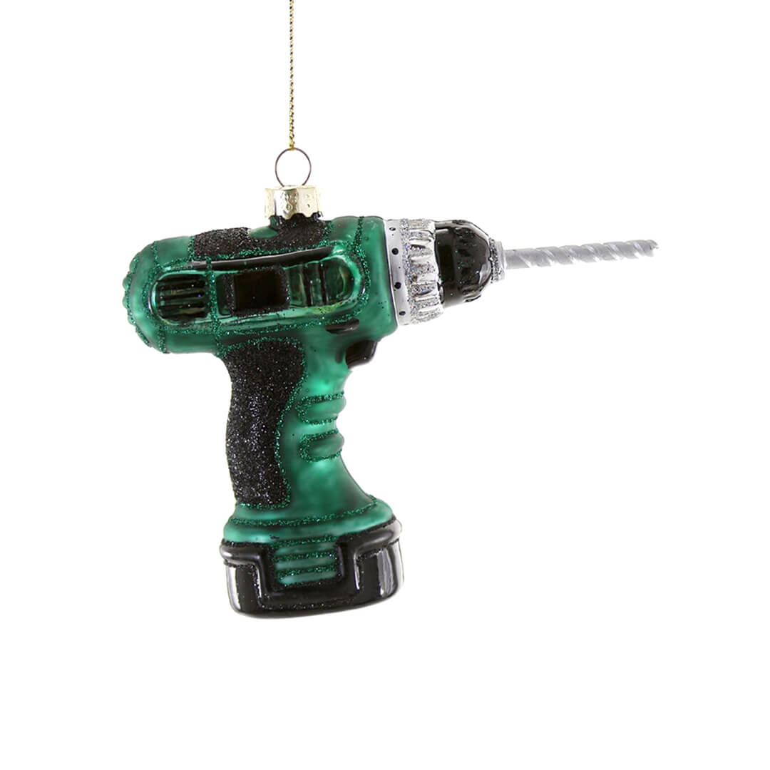 Green Cordless Drill Ornament 4.5" - bubblegum market