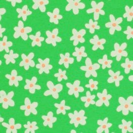 GREEN DAISIES GREETING CARD - bubblegum market