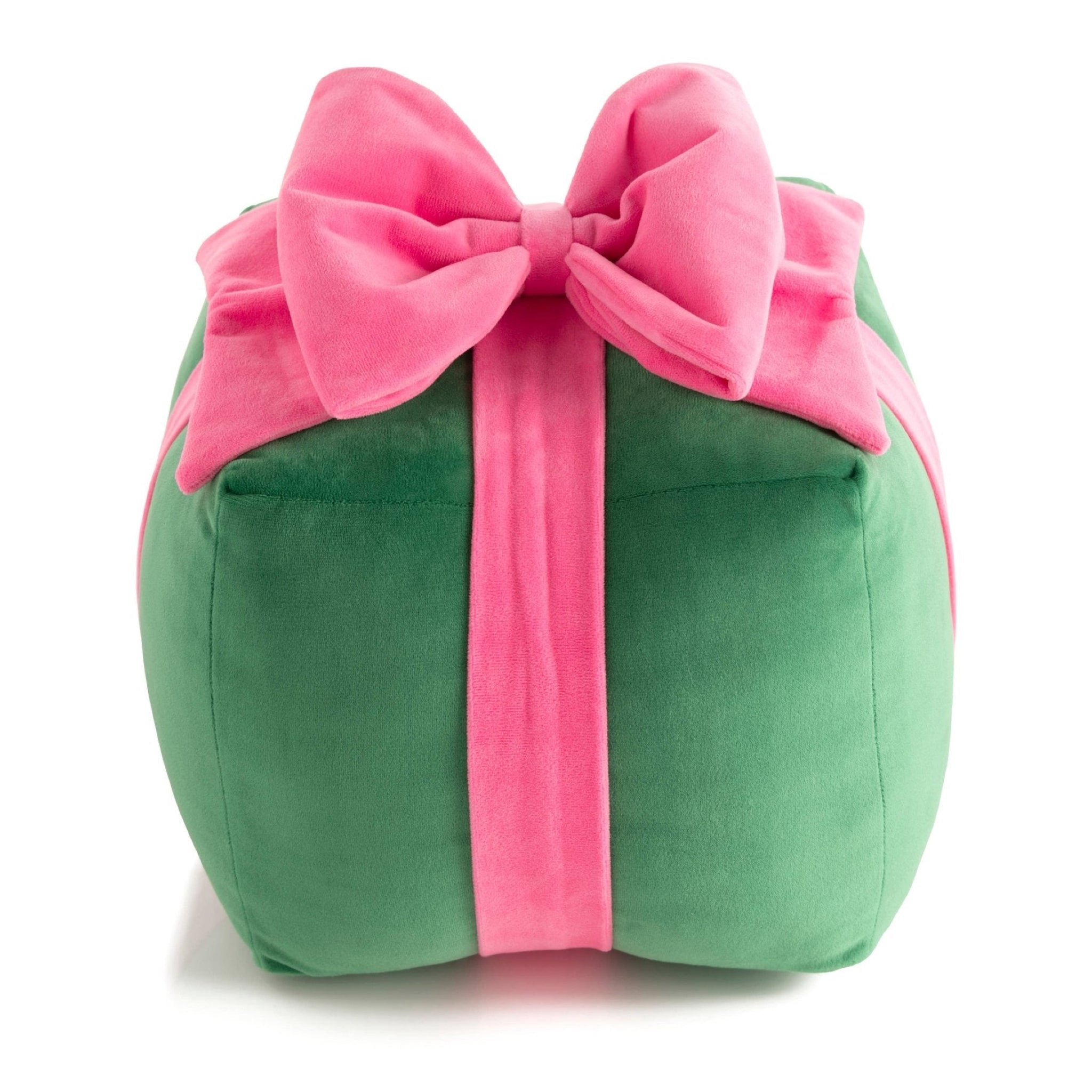 GREEN GIFT BOX THROW PILLOW - bubblegum market