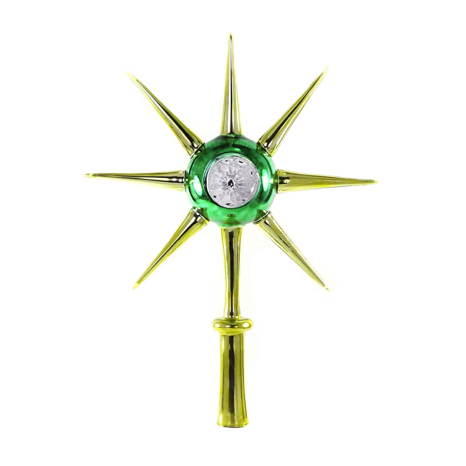 Green Star of Whimsy Tree Topper 13" - bubblegum market