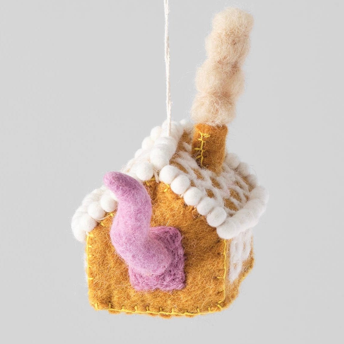 'Gretel' Hanging Felt Ornament - bubblegum market