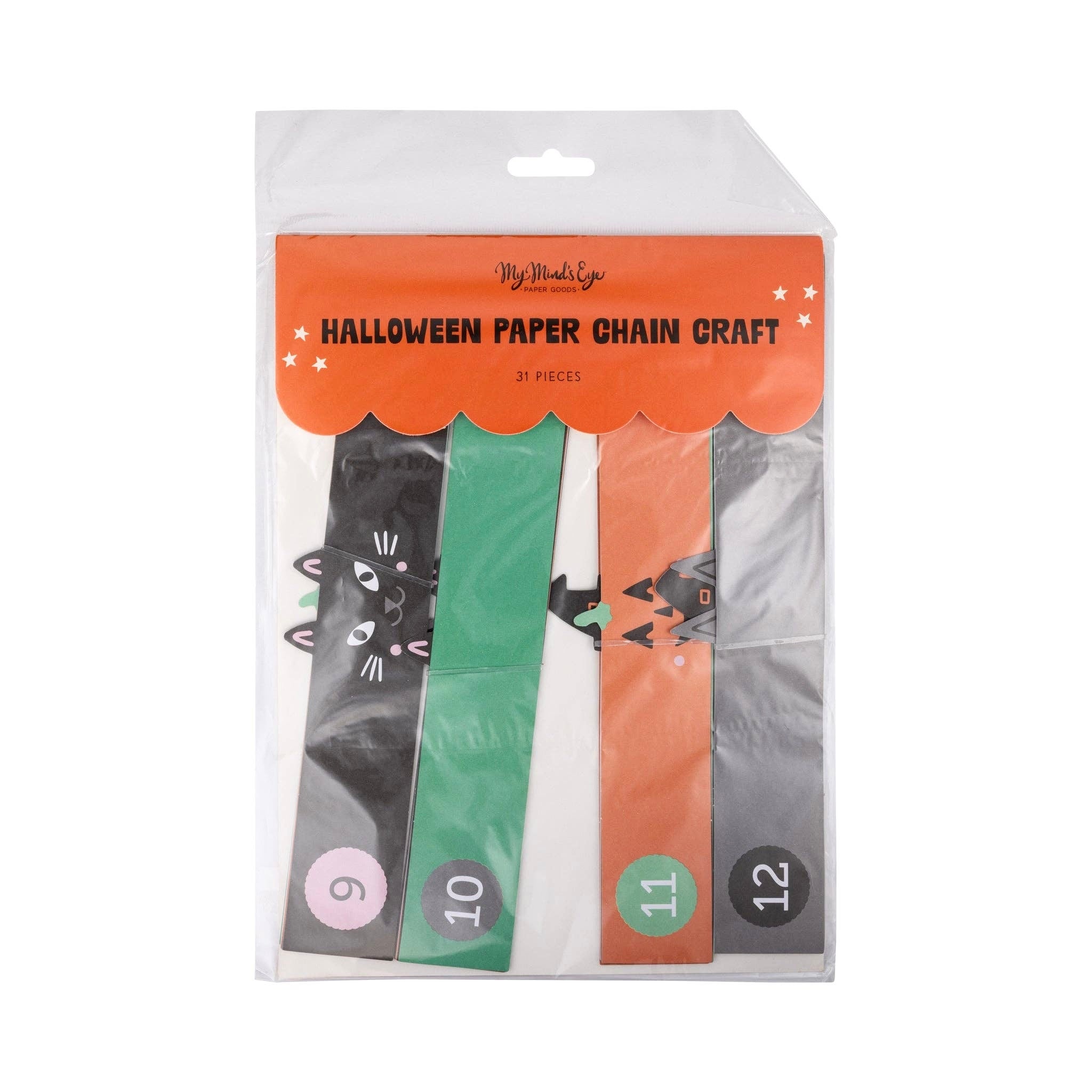 Halloween Countdown Paper Chain - bubblegum market