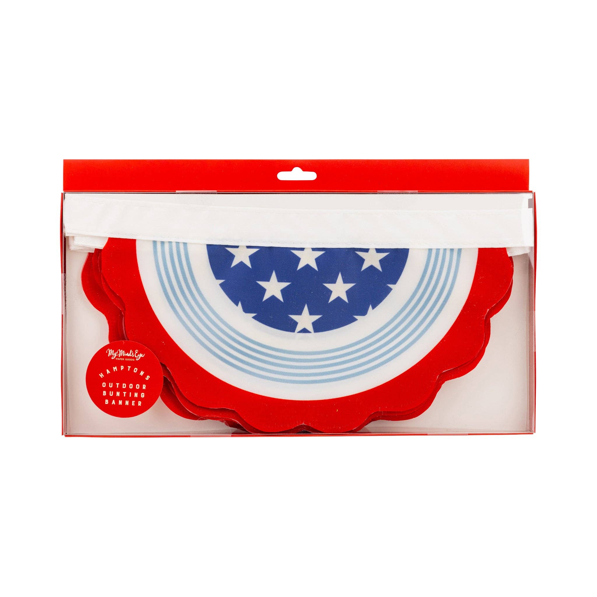 Hamptons Bunting Outdoor Banner - bubblegum market