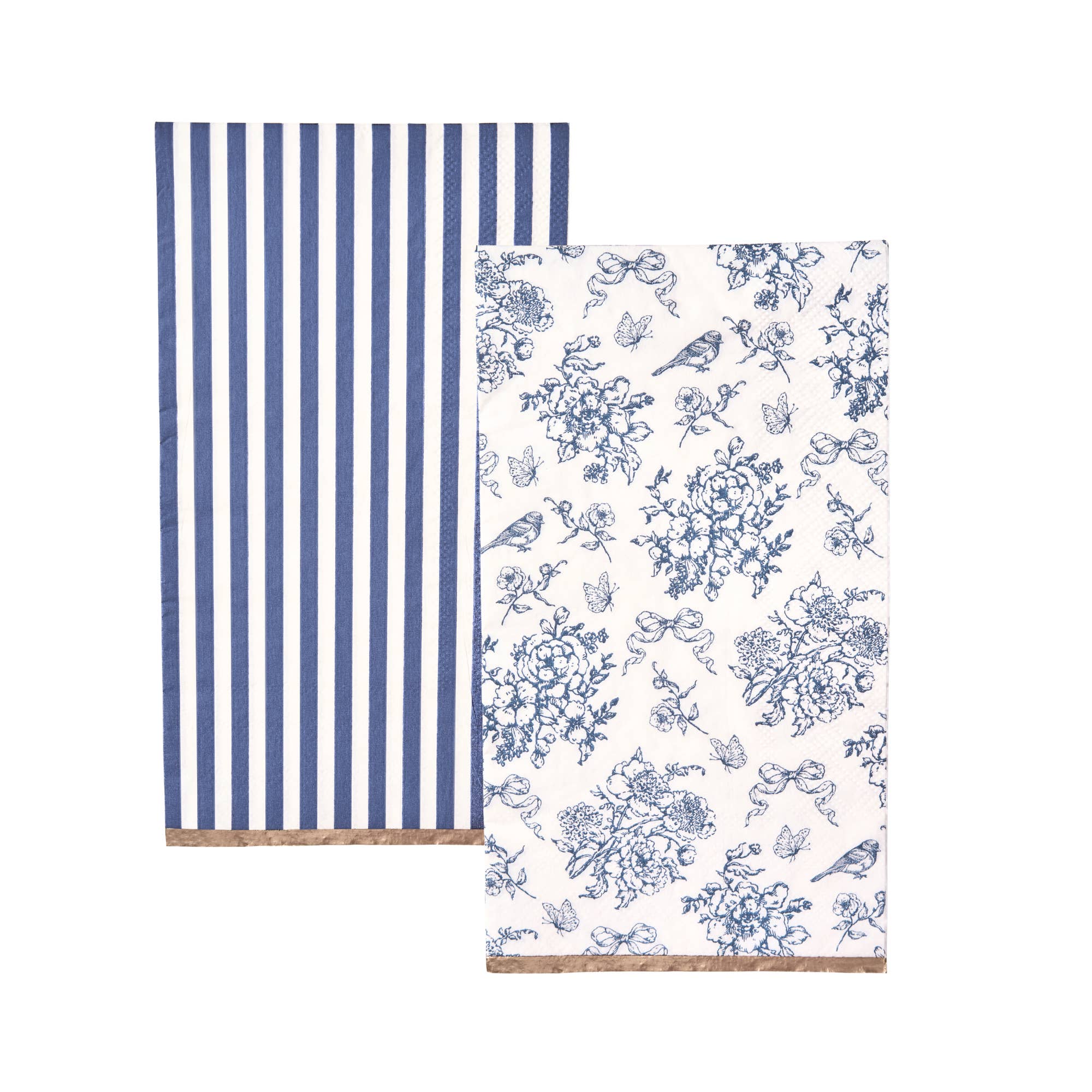 Hamptons Toile Dinner Napkins - bubblegum market