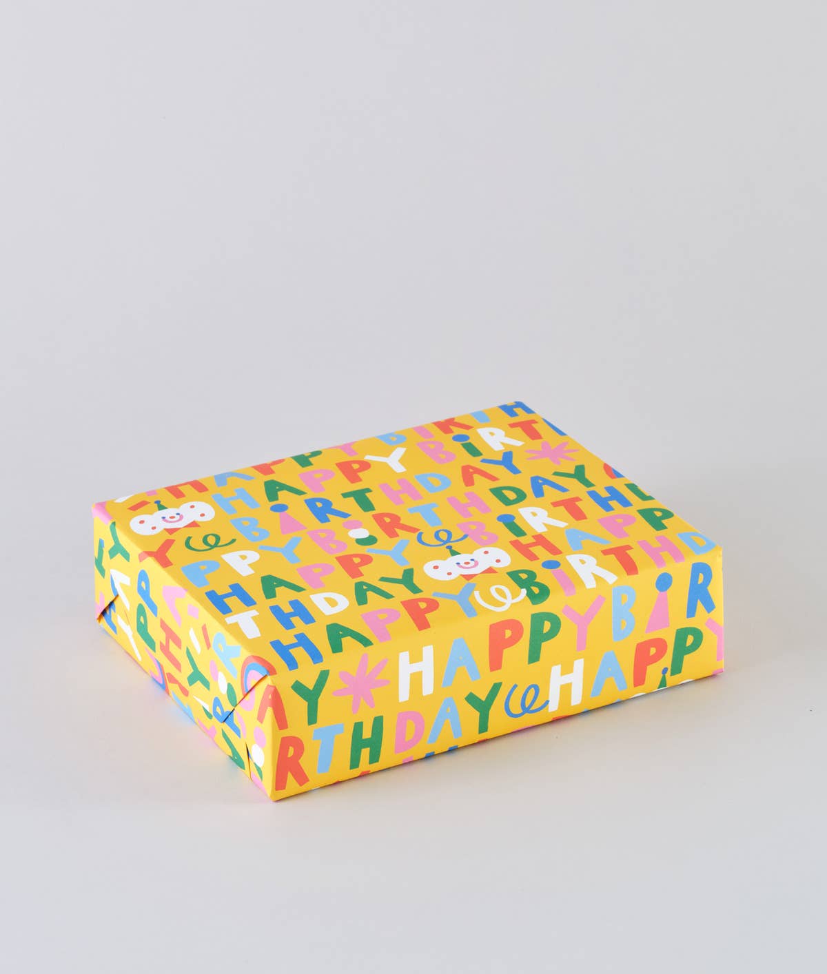 Happy Birthday Gift Wrap Sheet - bubblegum market