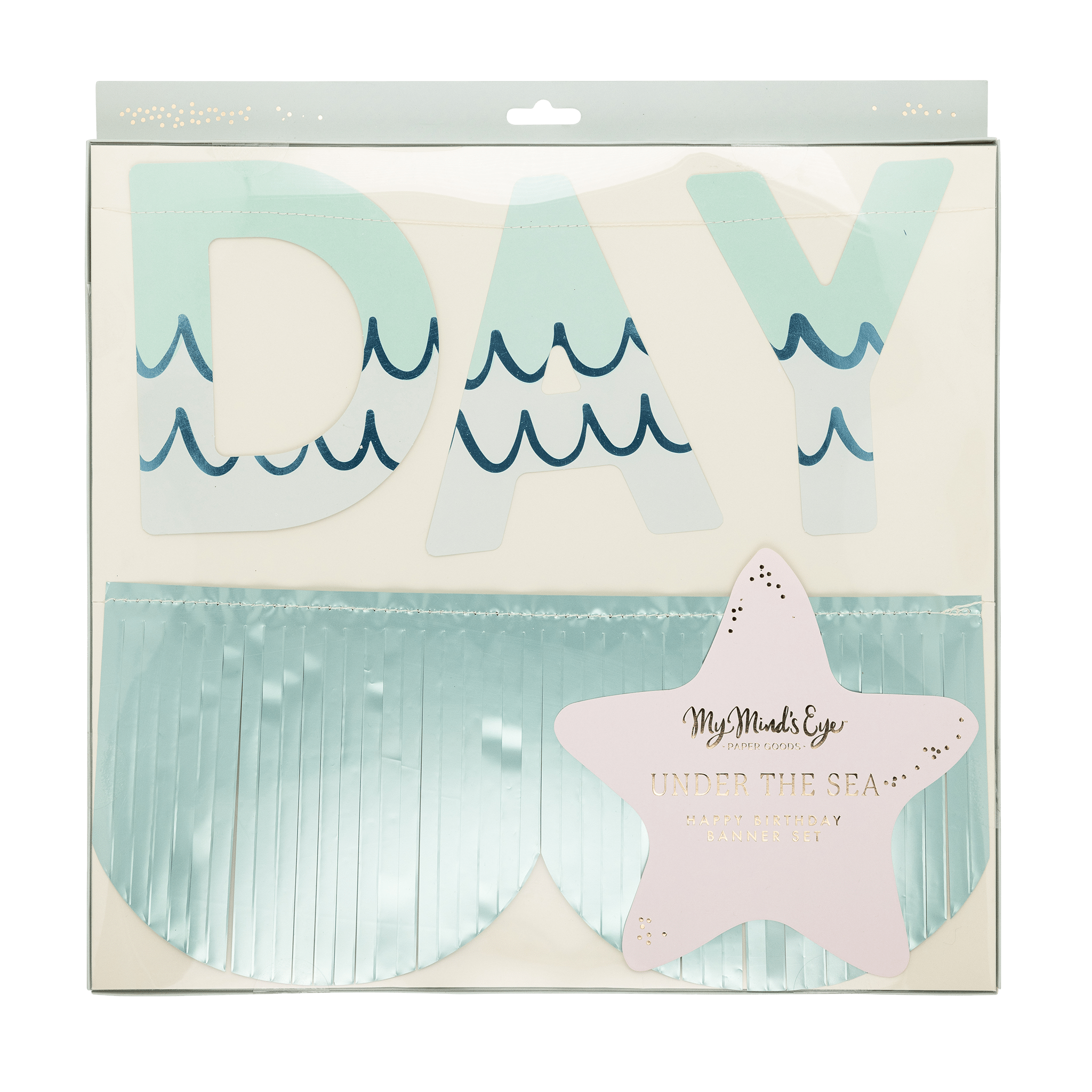 Happy Birthday Ocean Banner Set - bubblegum market
