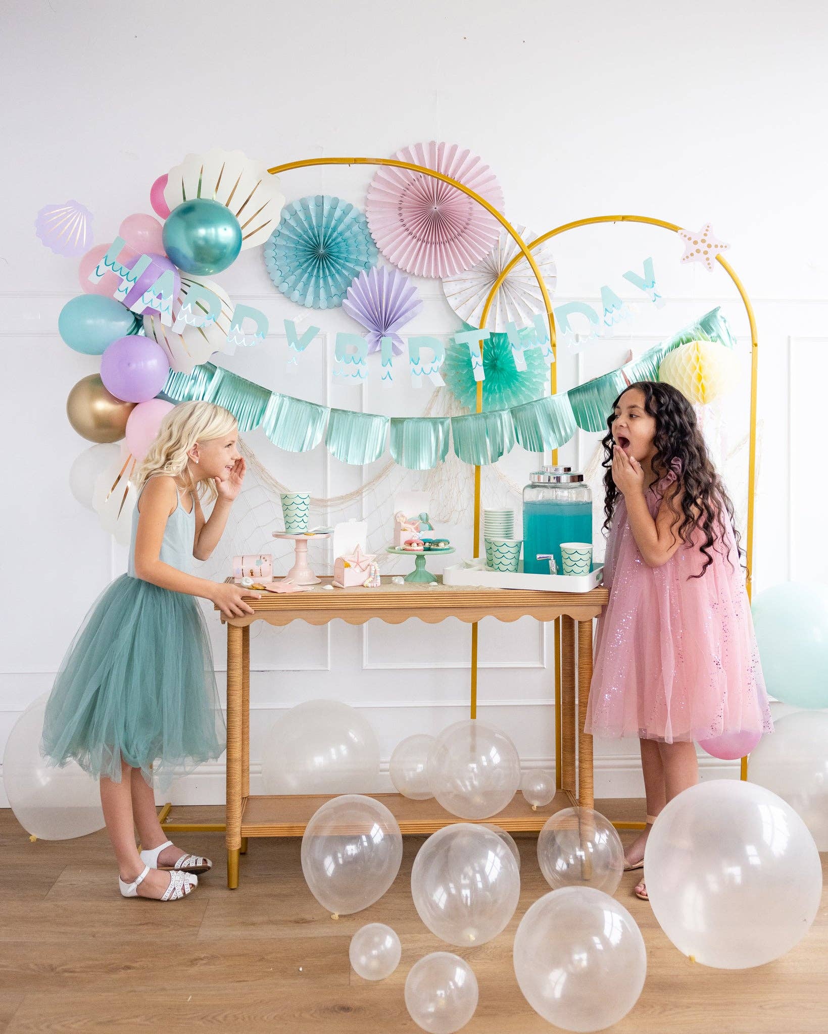 Happy Birthday Ocean Banner Set - bubblegum market