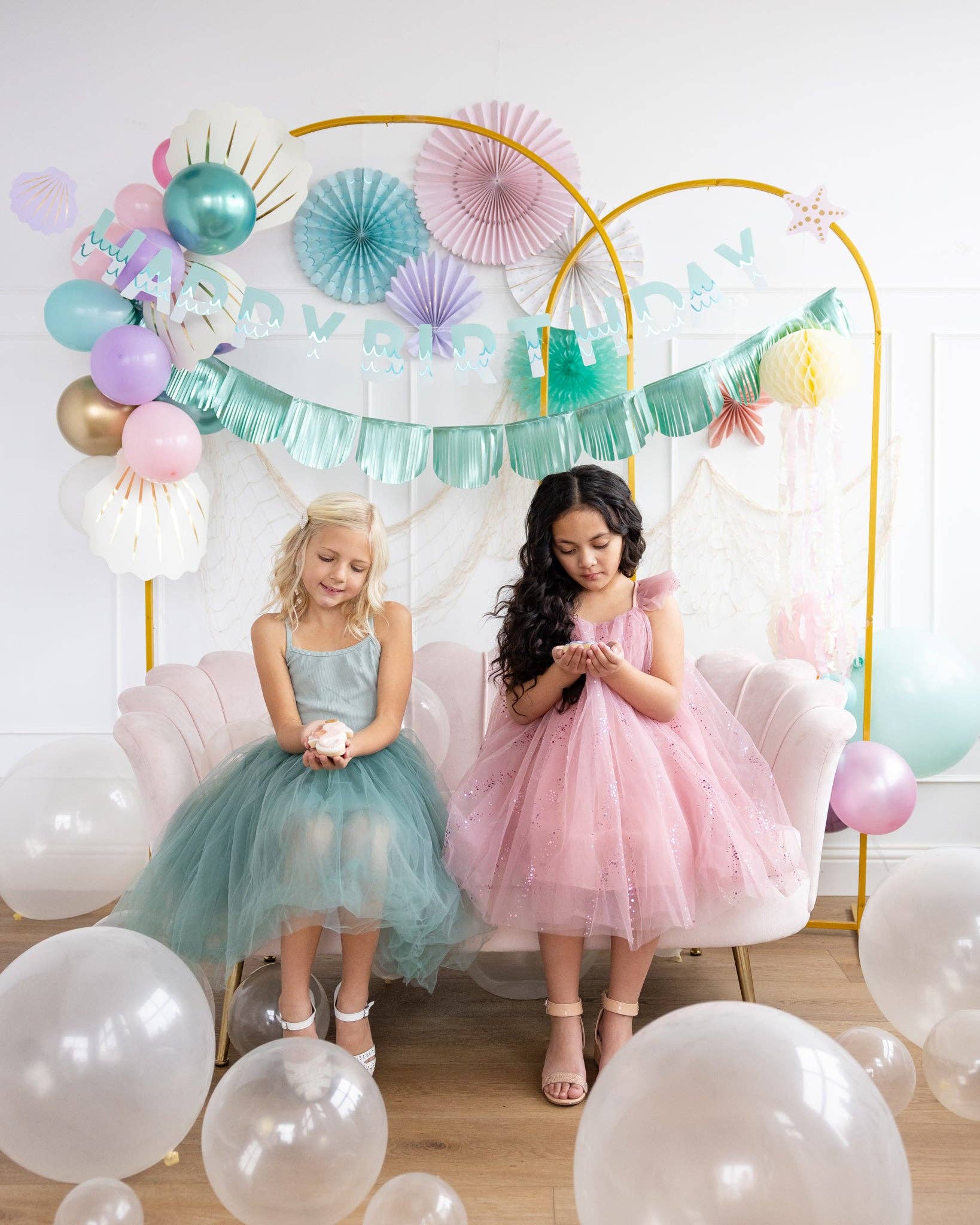Happy Birthday Ocean Banner Set - bubblegum market