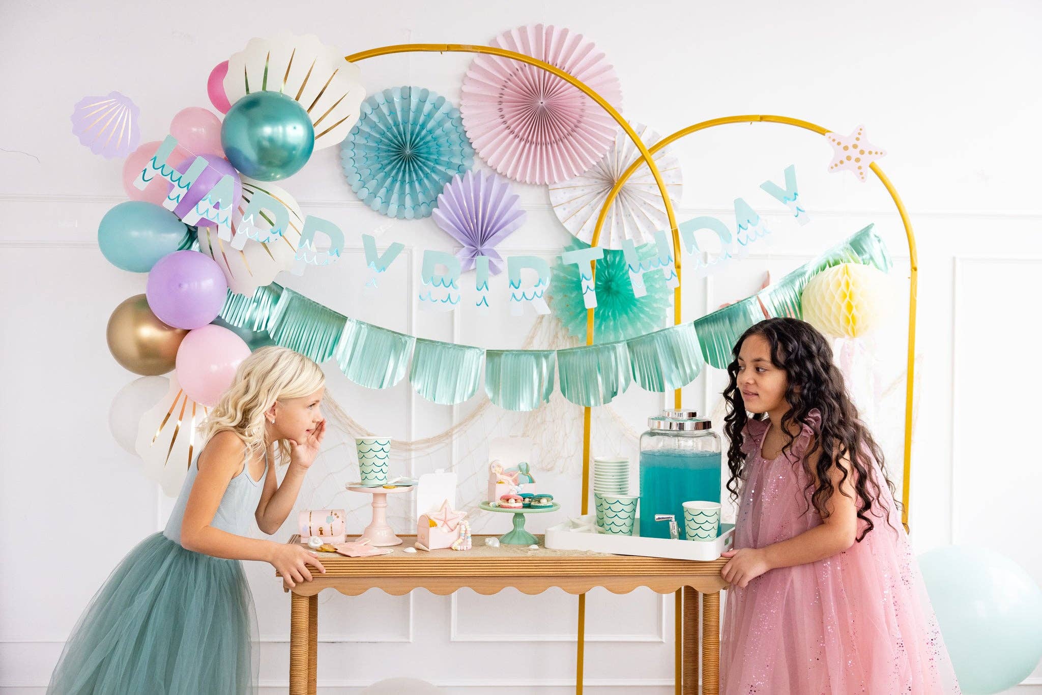 Happy Birthday Ocean Banner Set - bubblegum market