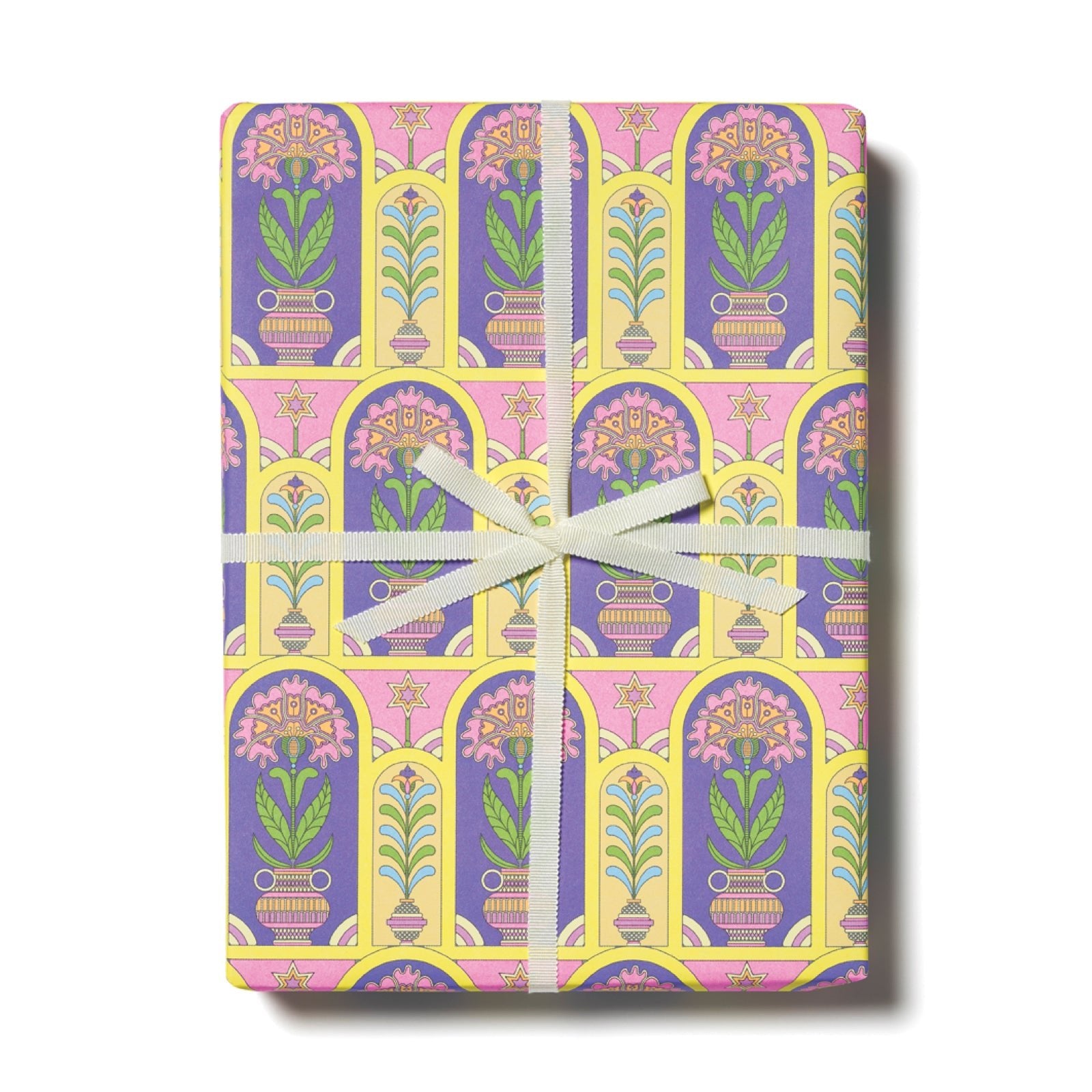 Happy Colors Wrapping Paper Sheets (Roll of 3) - bubblegum market