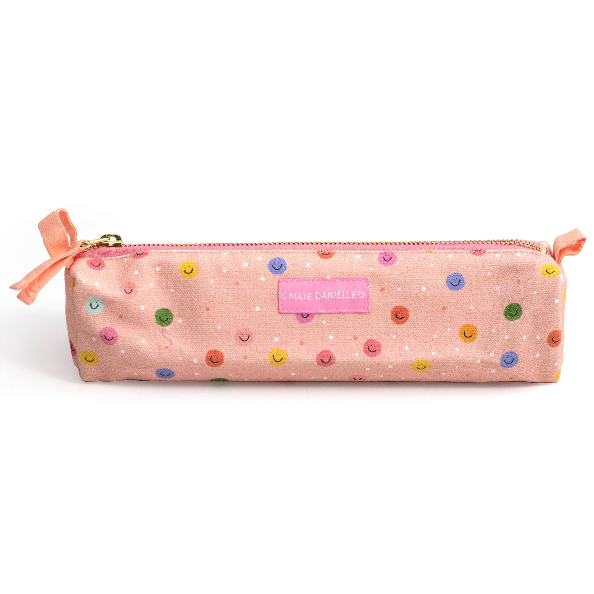 Happy Day Smiley Pencil Pouch - bubblegum market