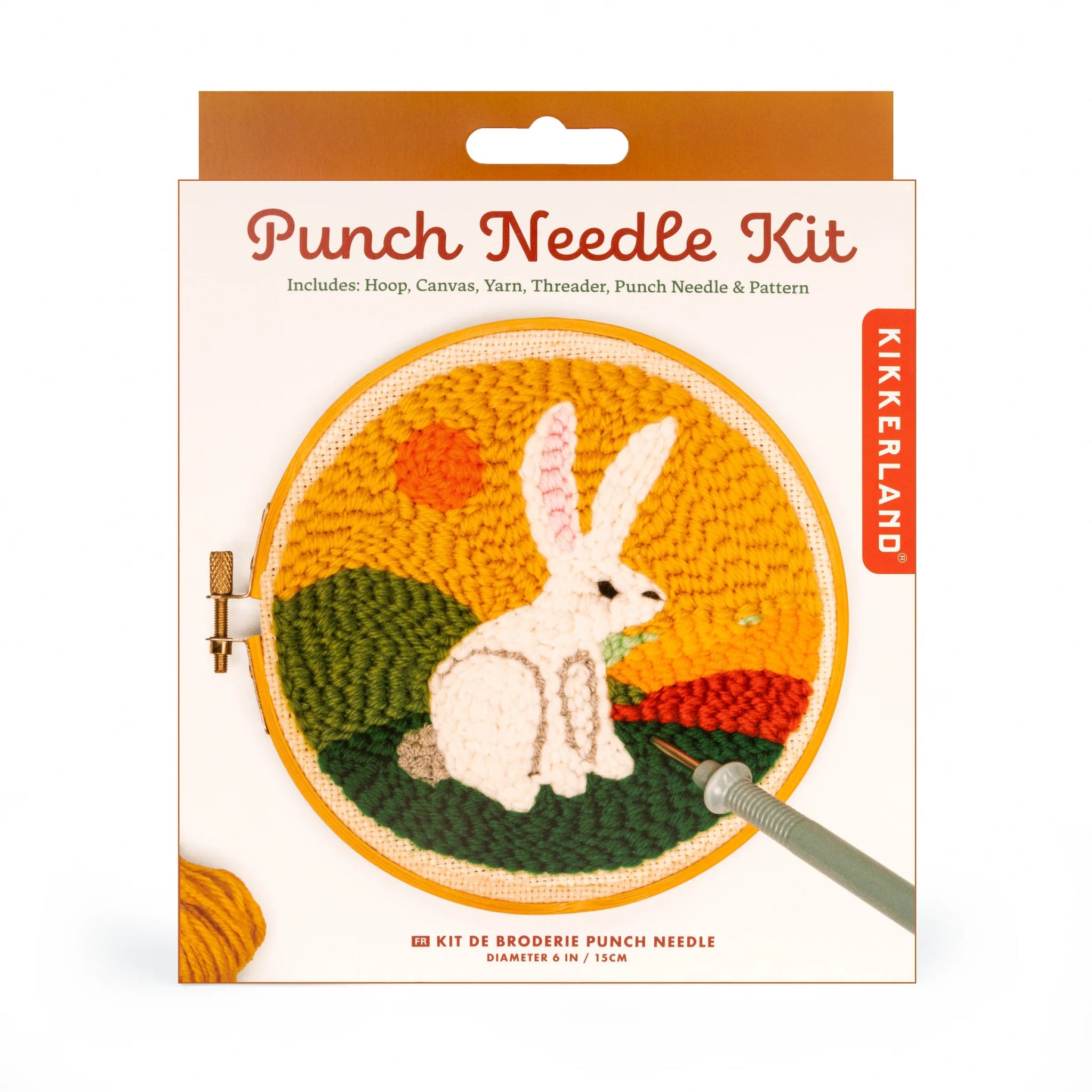 Hare Punch Needle Kit - bubblegum market