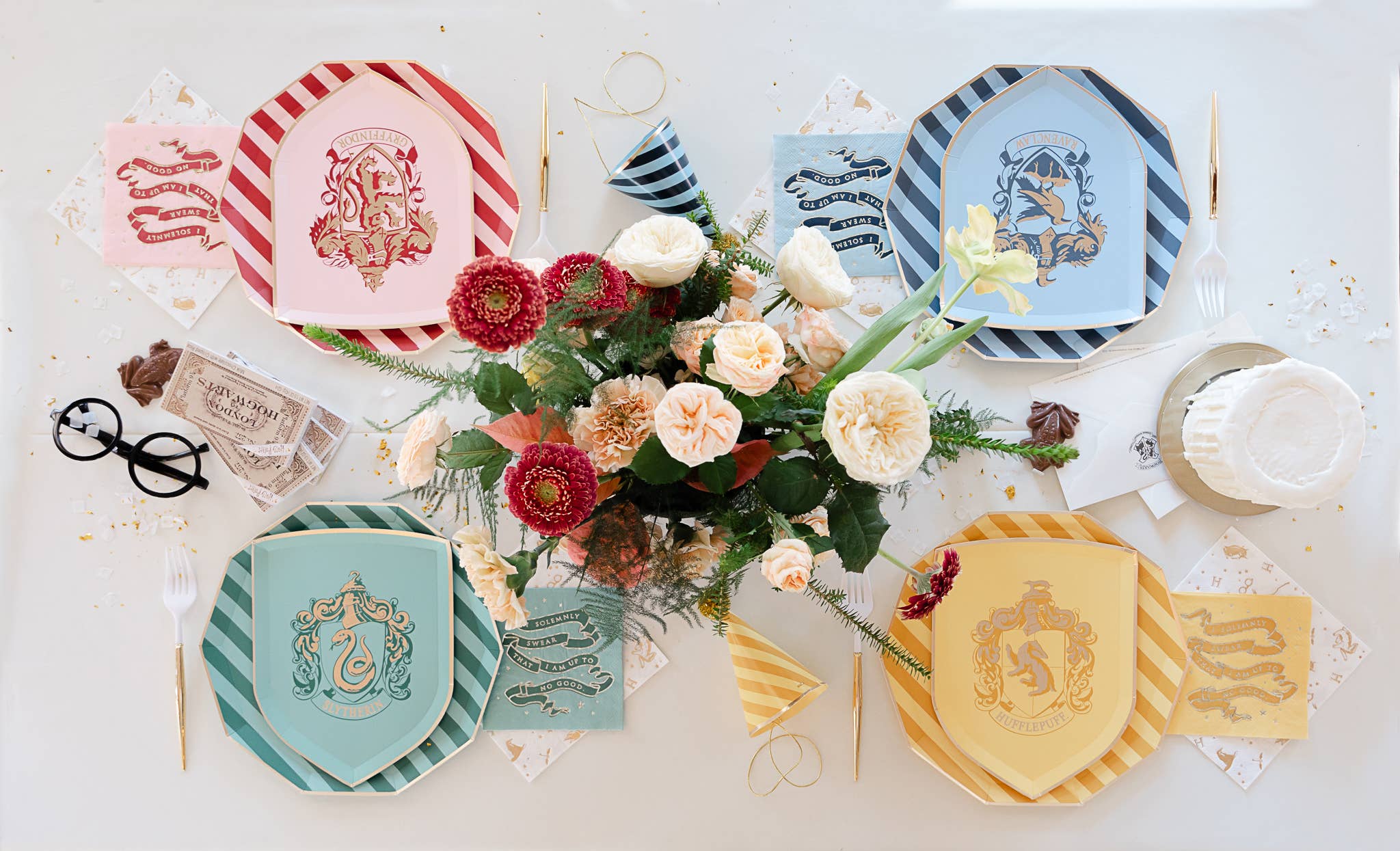 Harry Potter x Bonjour Fête House Pride Large Plates 10.5" - bubblegum market