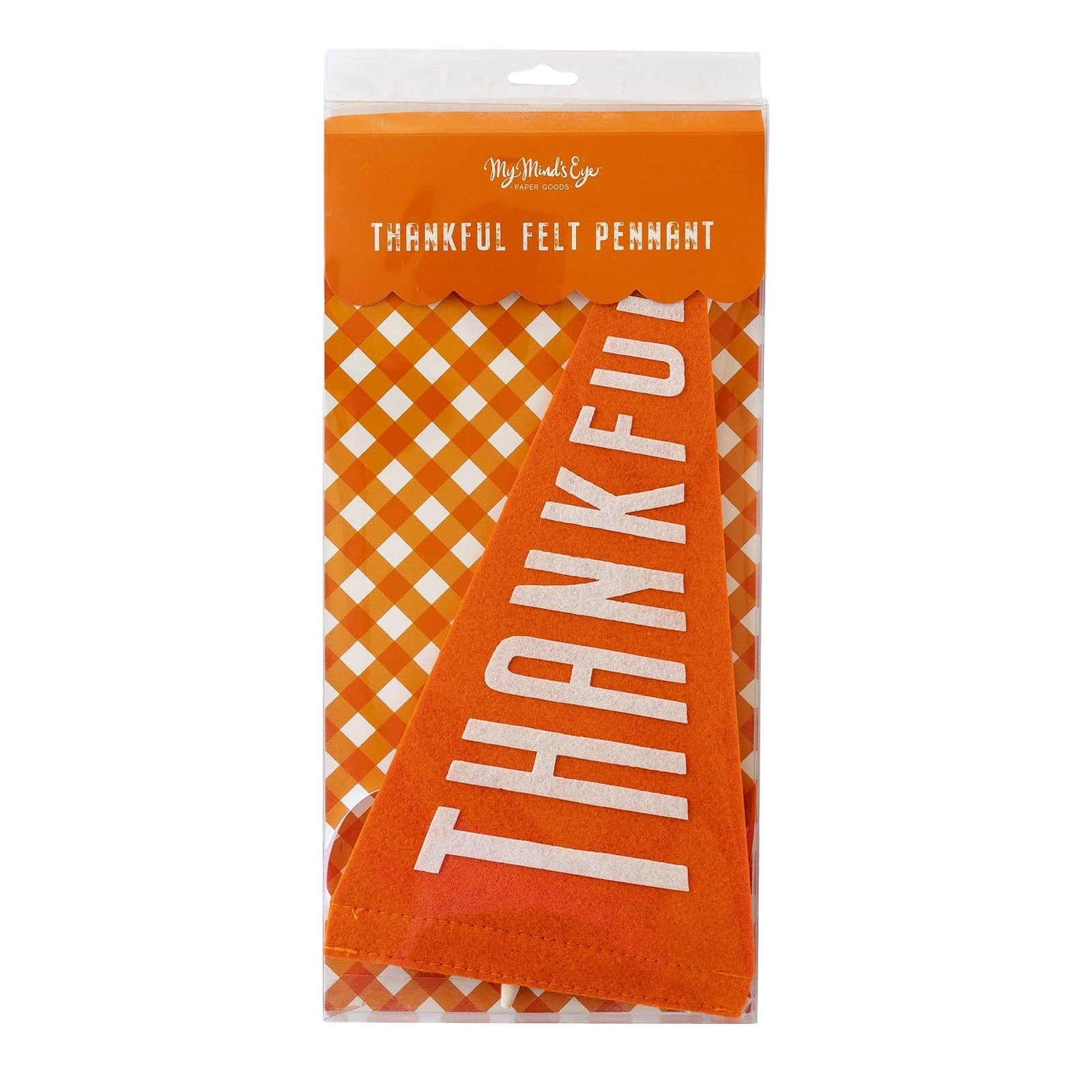 Harvest "THANKFUL" Felt Pennant Banner - bubblegum market
