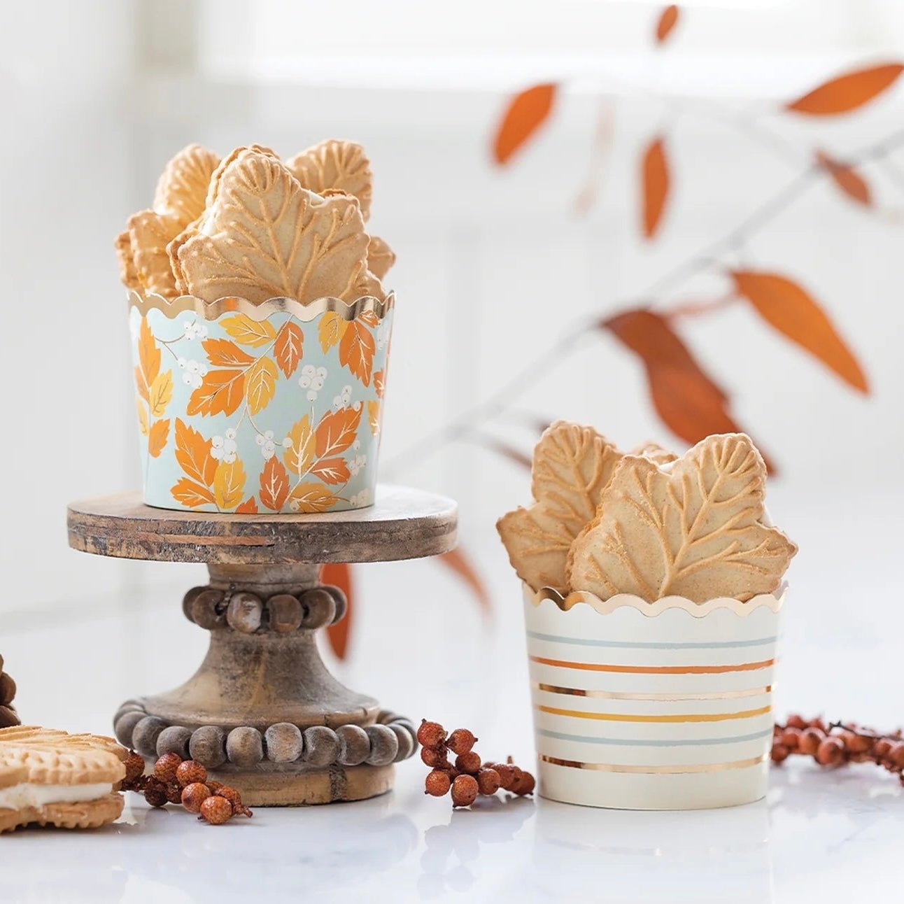 Harvest White Berries Baking / Treat Cups - bubblegum market