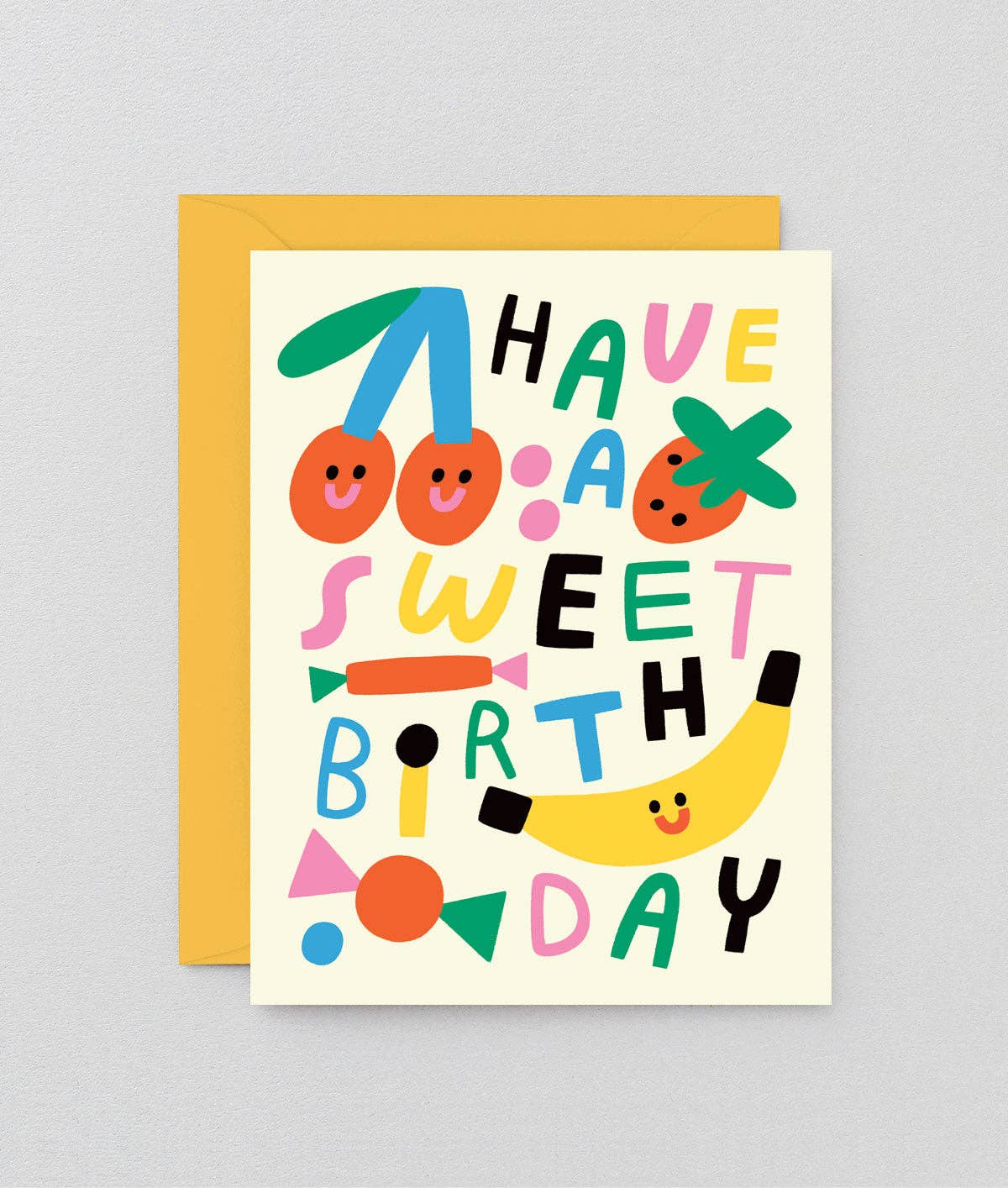 Have A Sweet Birthday Kids Greeting Card - bubblegum market