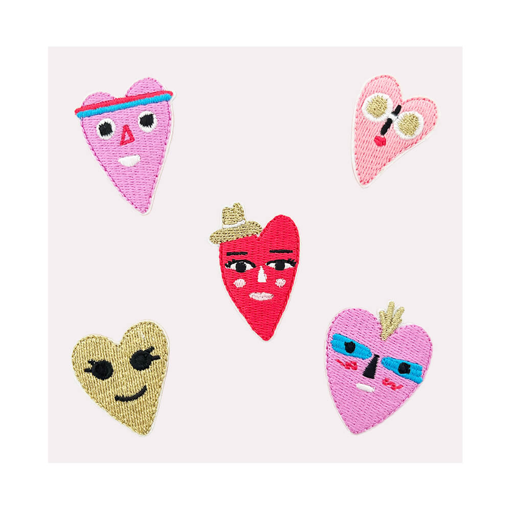 Heartbeat Gang Patches (5ct) - bubblegum market
