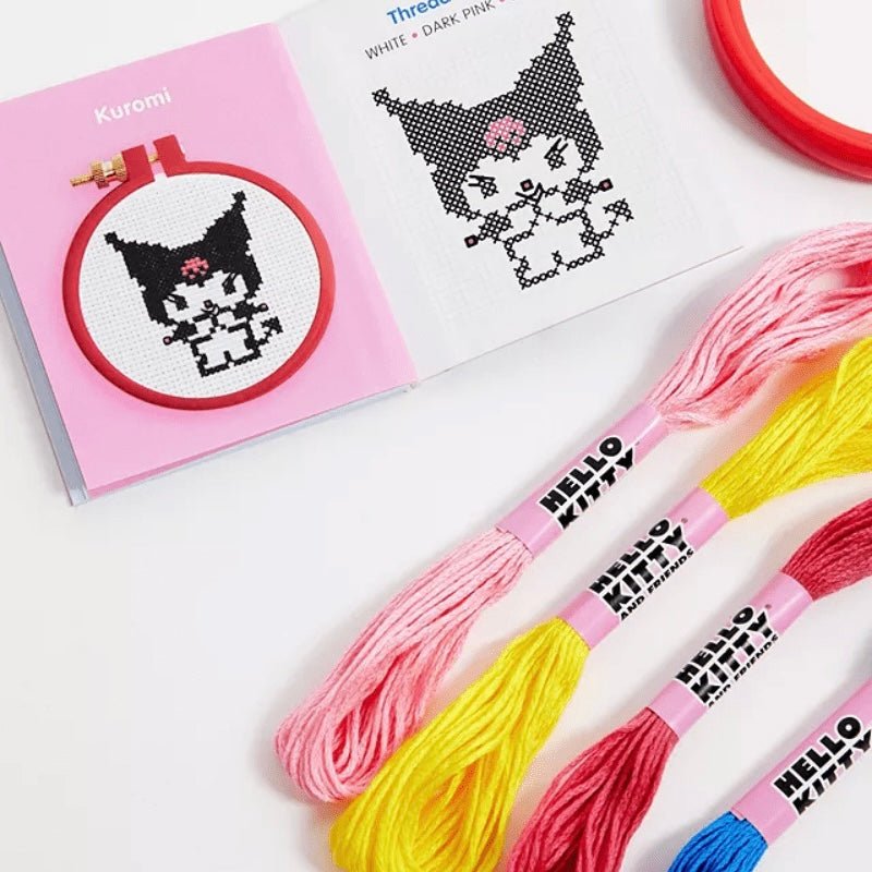 Hello Kitty And Friends Cross - stitch Kit - bubblegum market