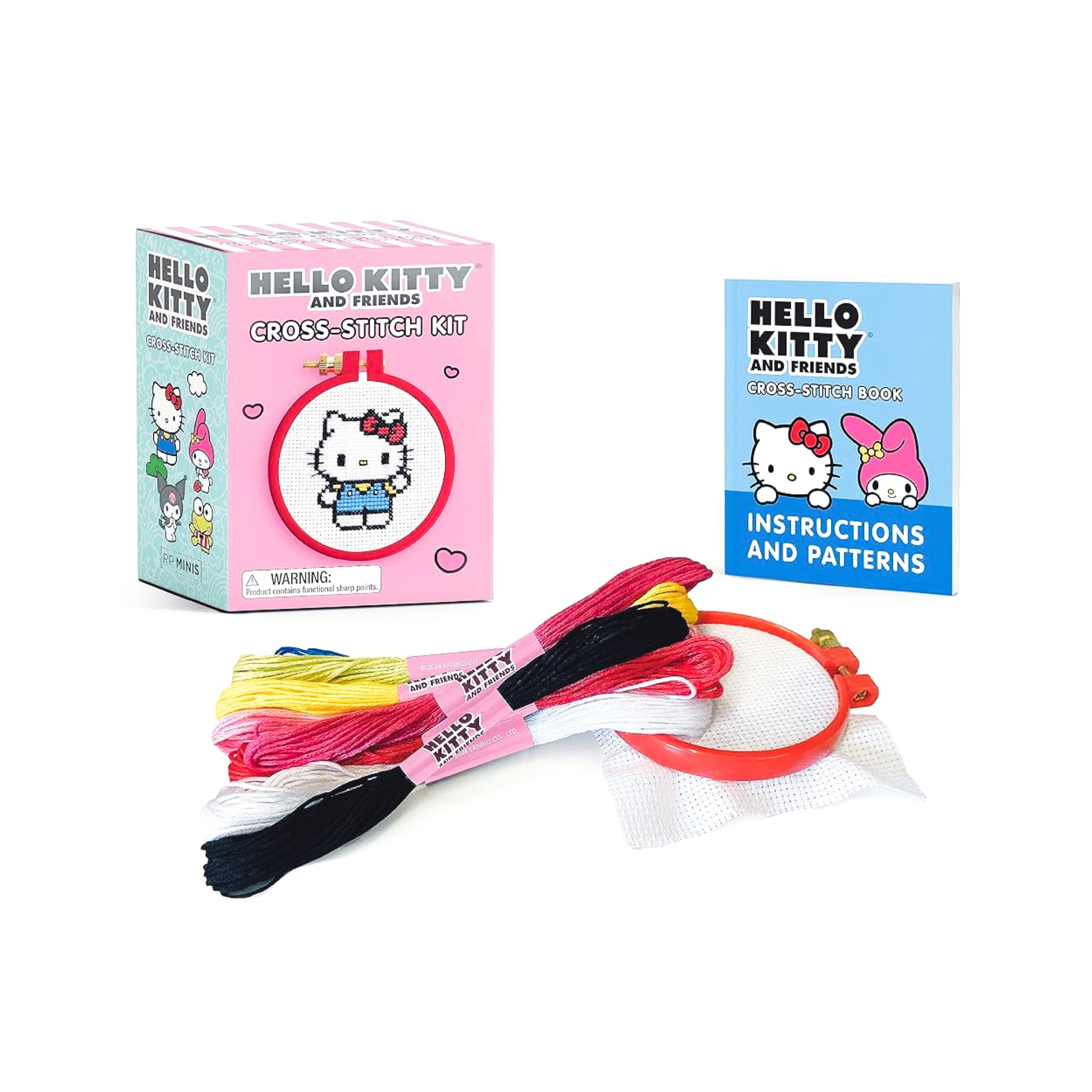 Hello Kitty And Friends Cross - stitch Kit - bubblegum market