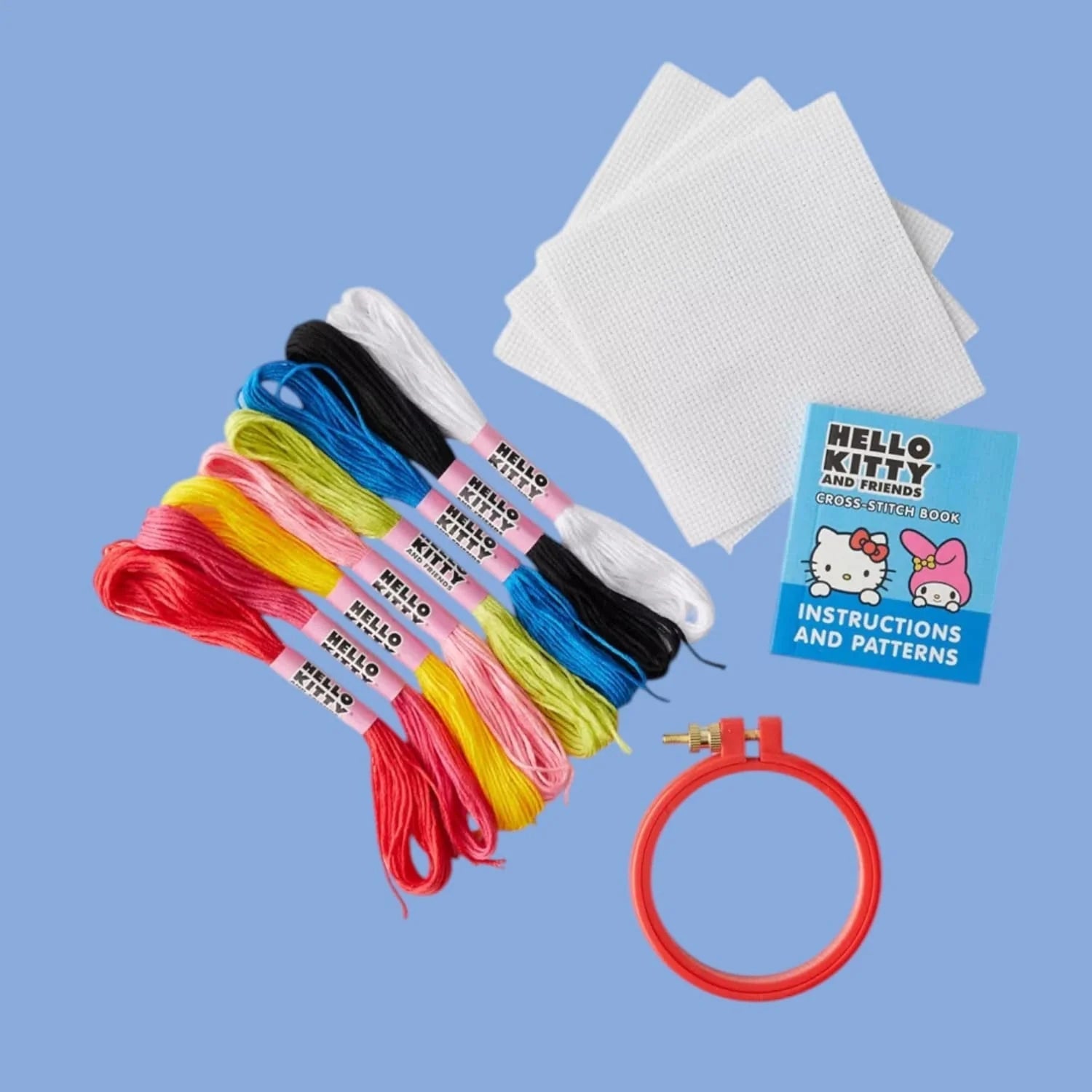 Hello Kitty And Friends Cross - stitch Kit - bubblegum market