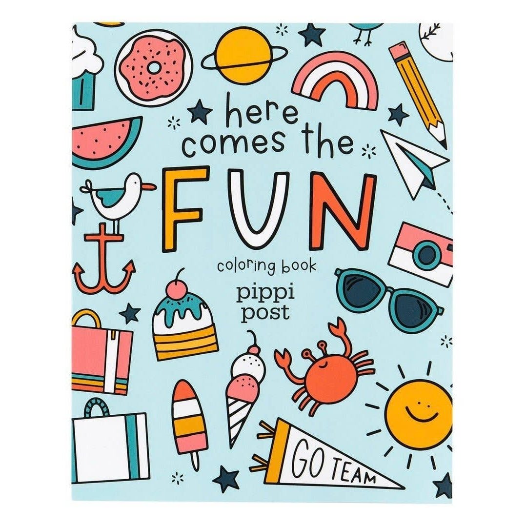Here Comes the Fun Coloring Book - bubblegum market
