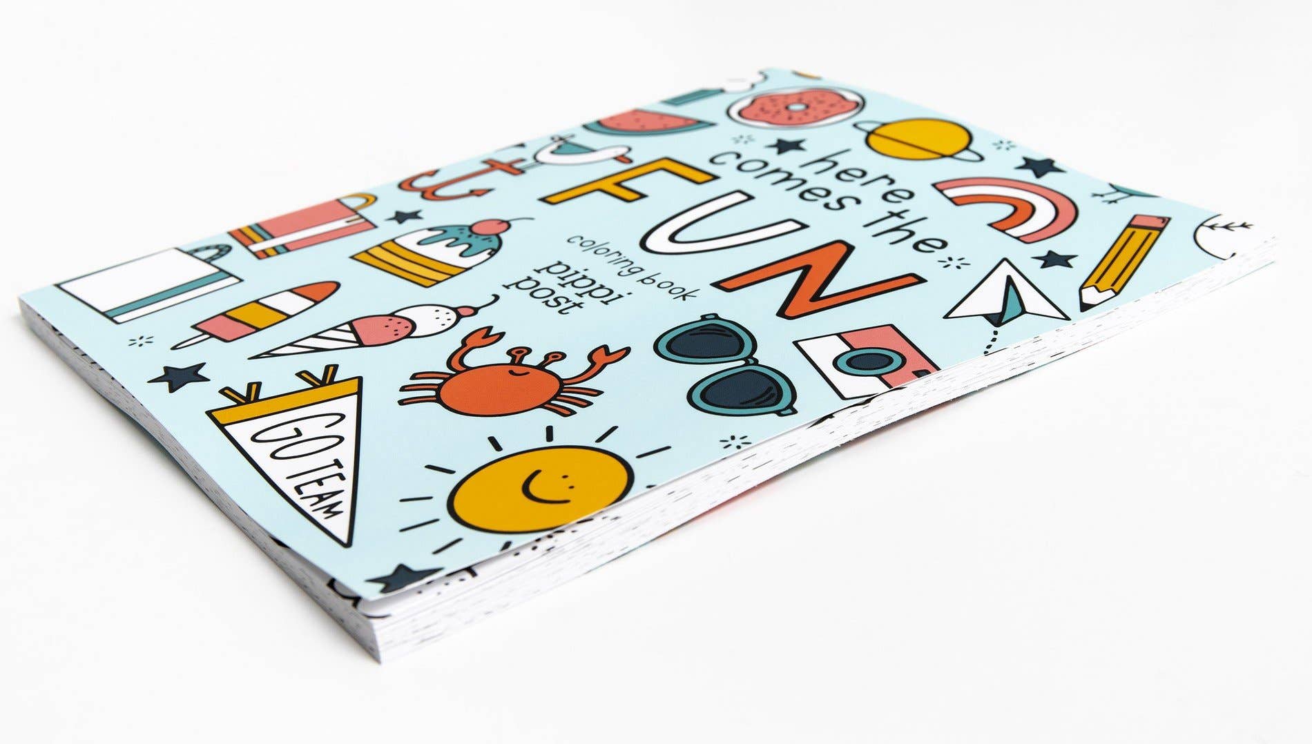 Here Comes the Fun Coloring Book - bubblegum market