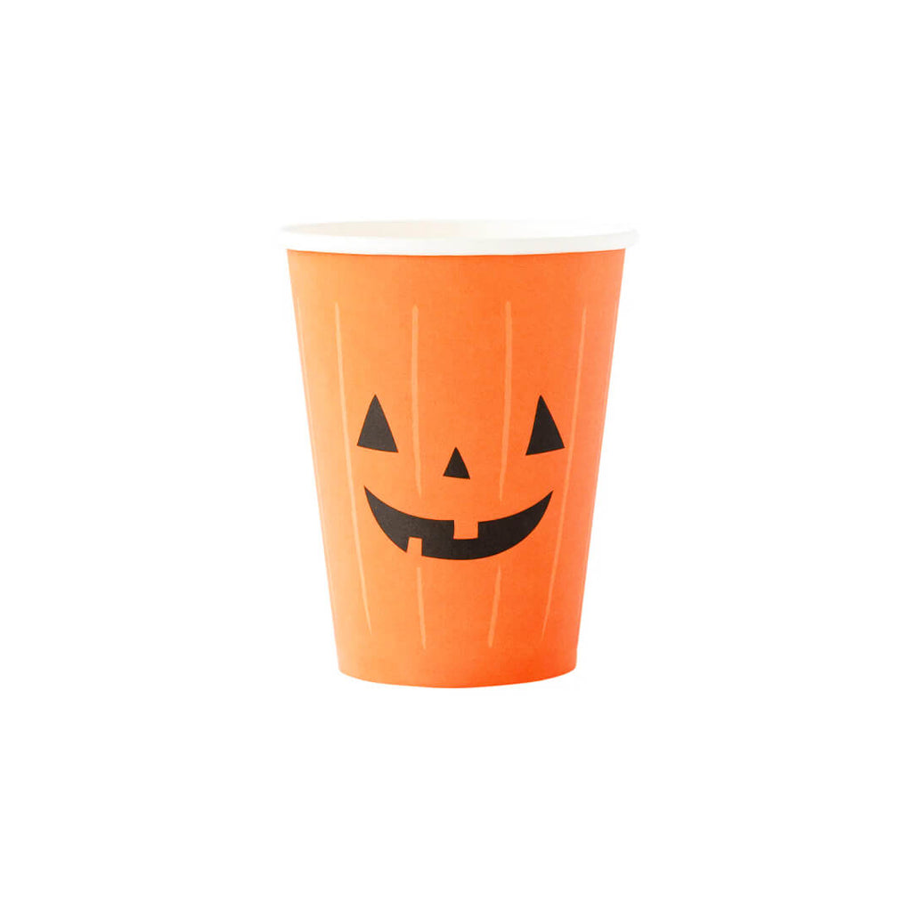 hey-pumpkin-jack-o-lantern-halloween-paper-party-cups