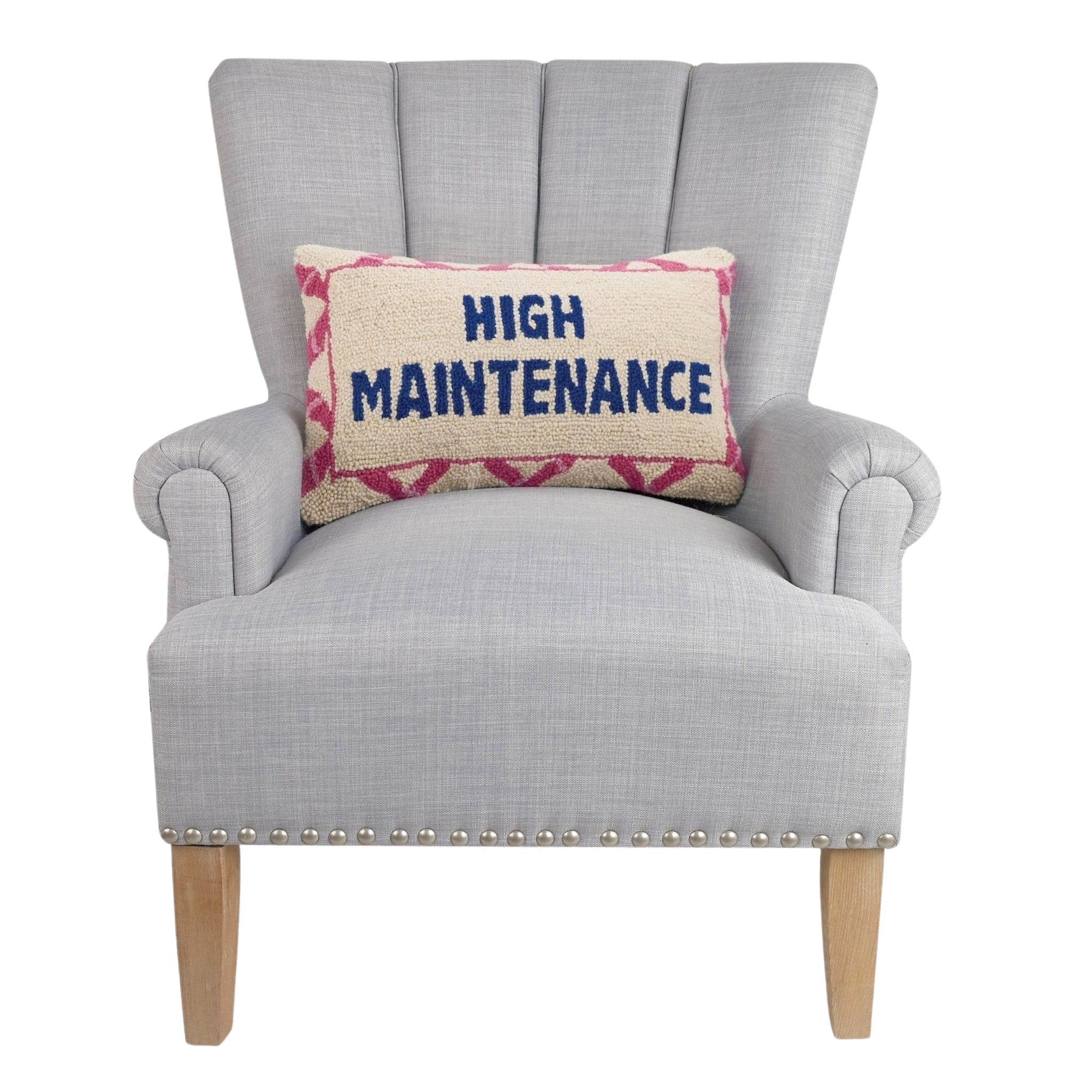 High Maintenance Hook Pillow - bubblegum market