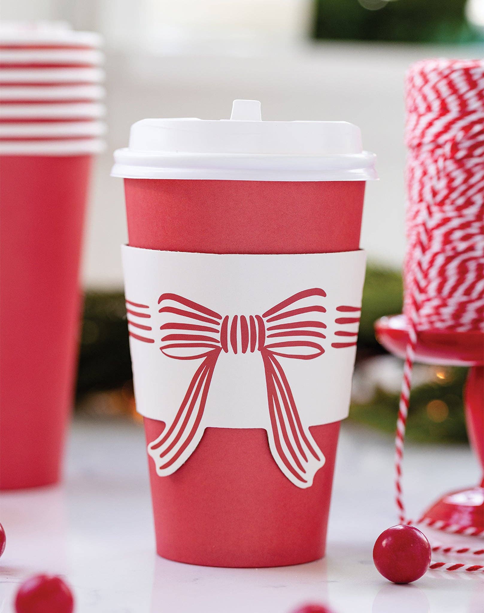 Holiday Bow To - Go Cups - bubblegum market