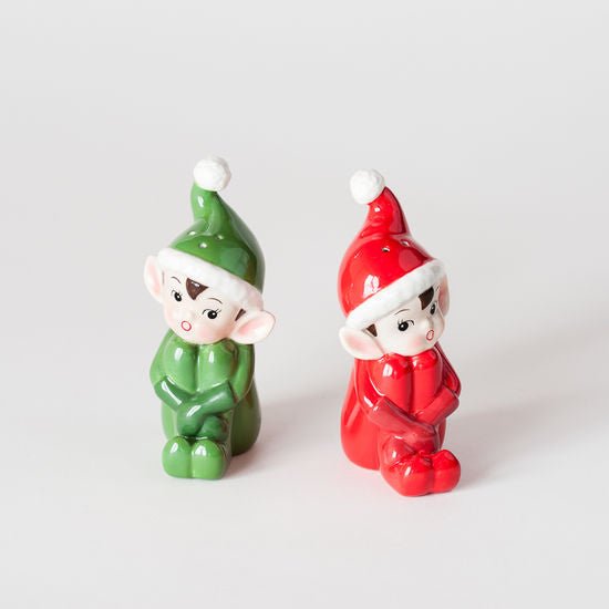 Holiday Elf Salt & Pepper Shakers - bubblegum market