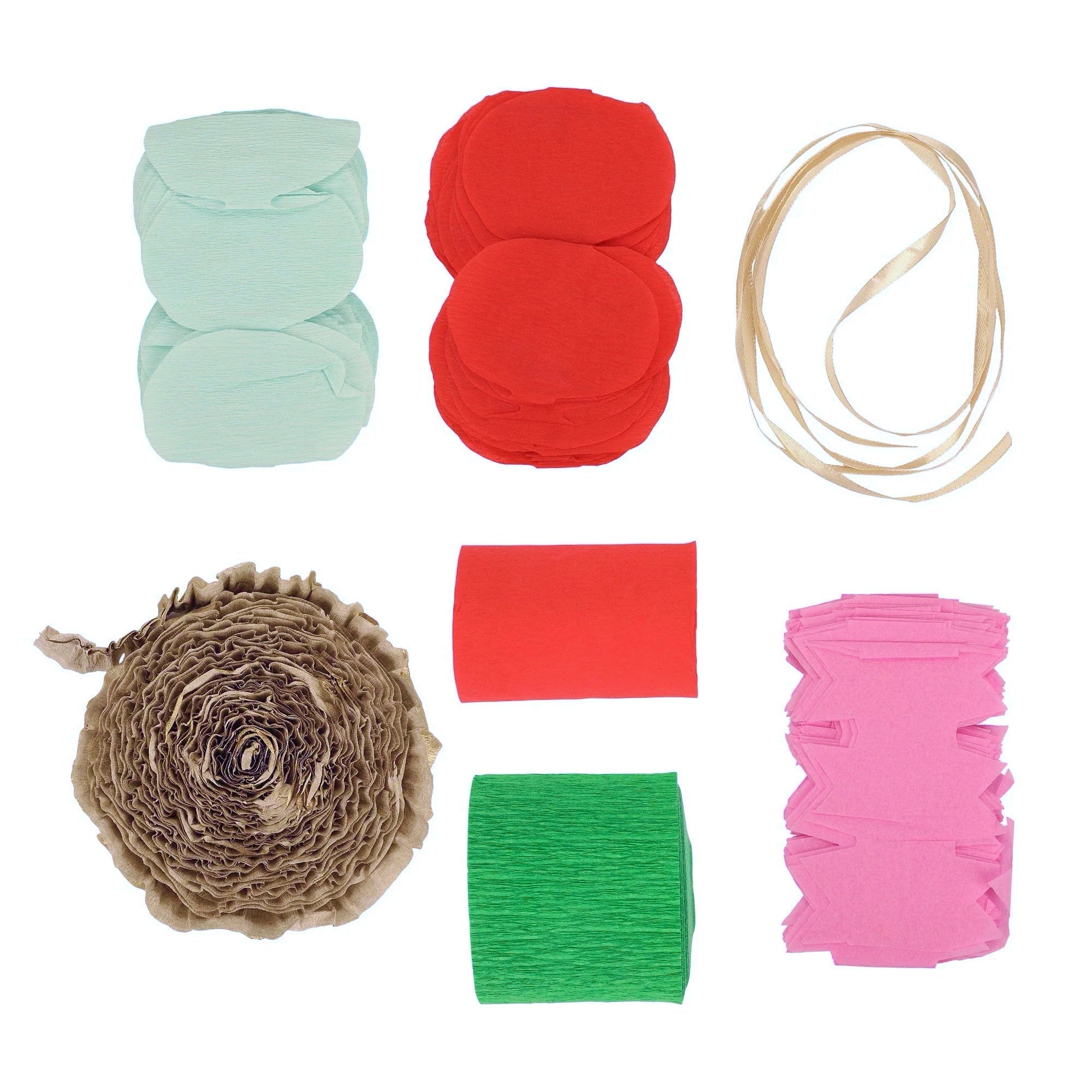 Holiday Hues Party Streamers - bubblegum market