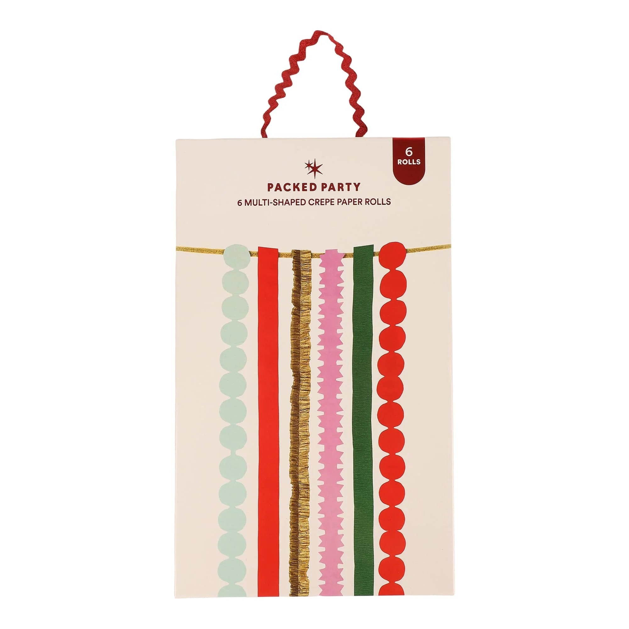 Holiday Hues Party Streamers - bubblegum market