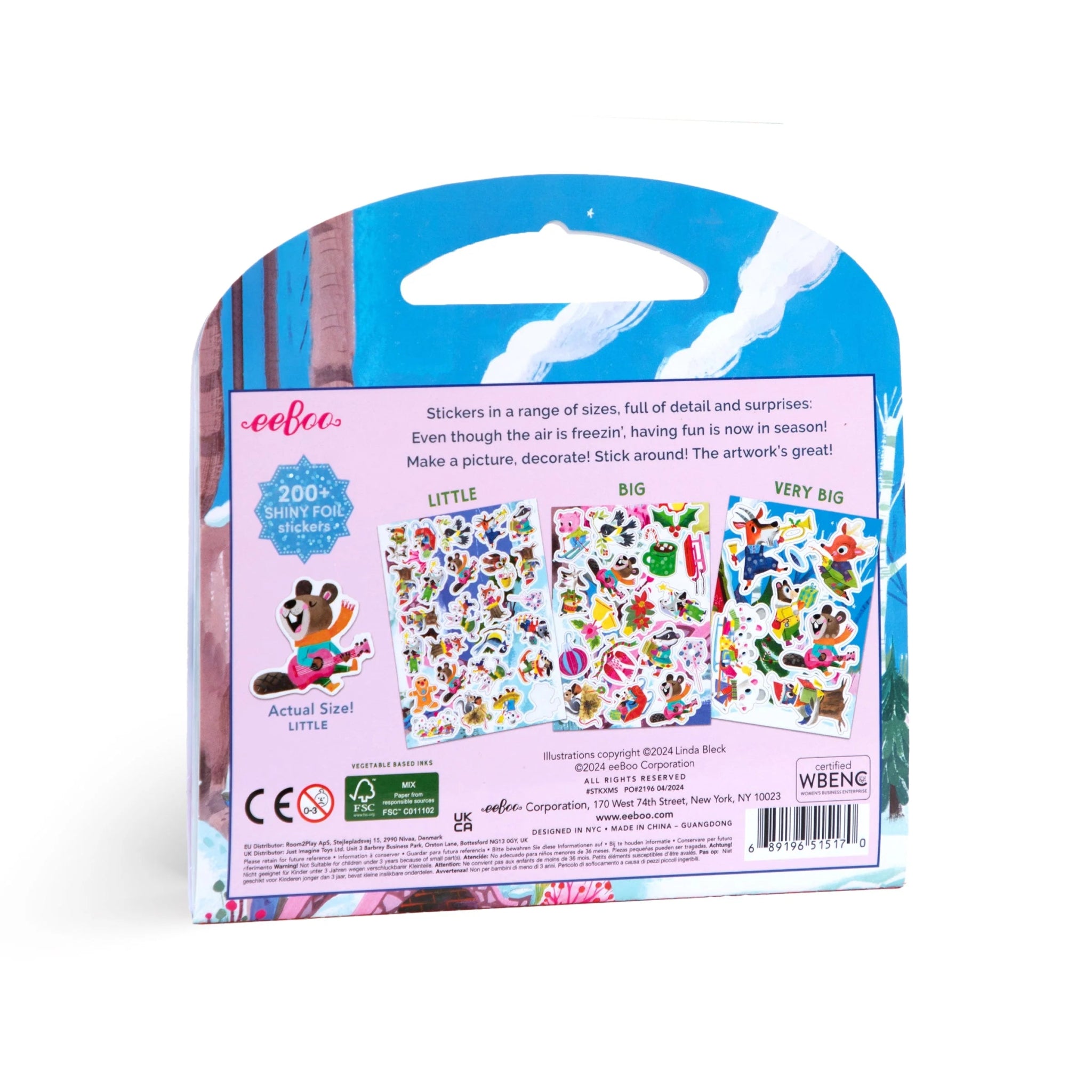 Holiday in the Woods Sticker Book - bubblegum market
