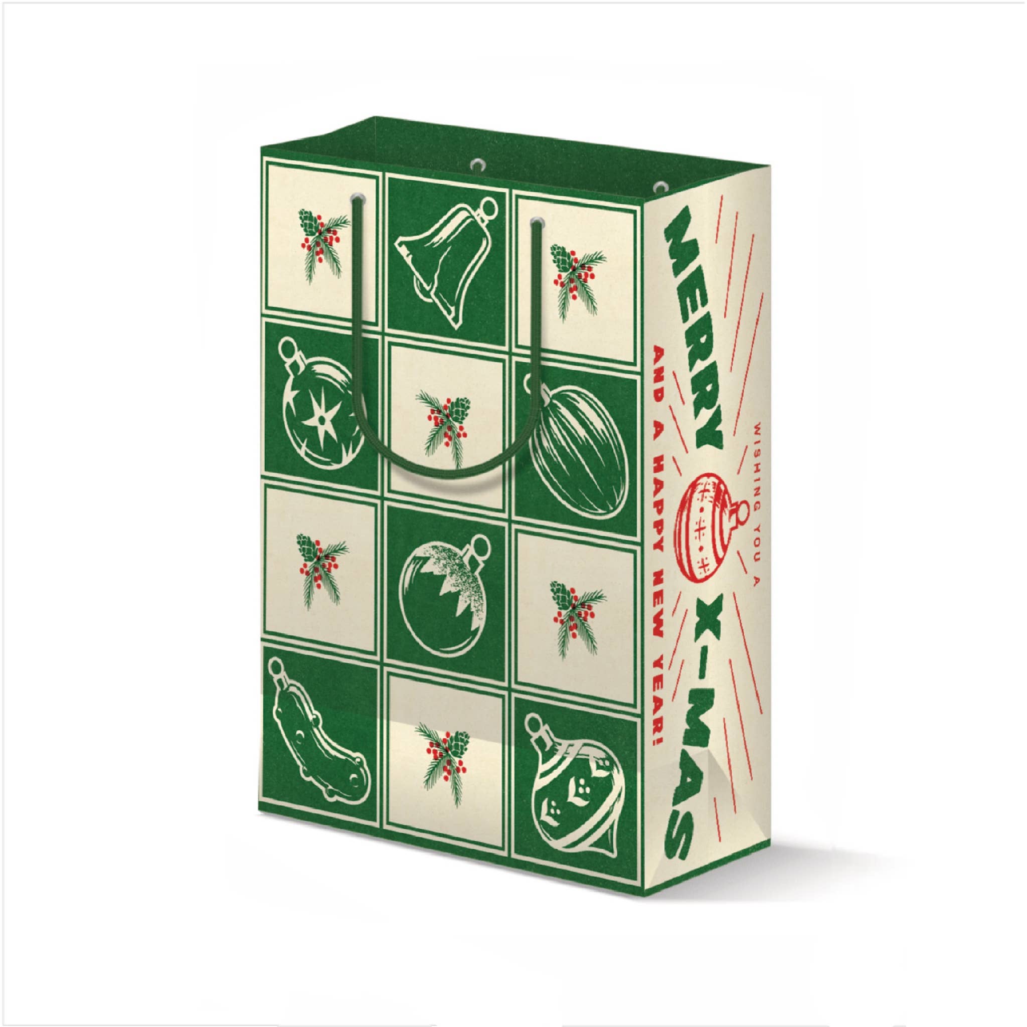 Holiday Ornament Gift Bag - bubblegum market