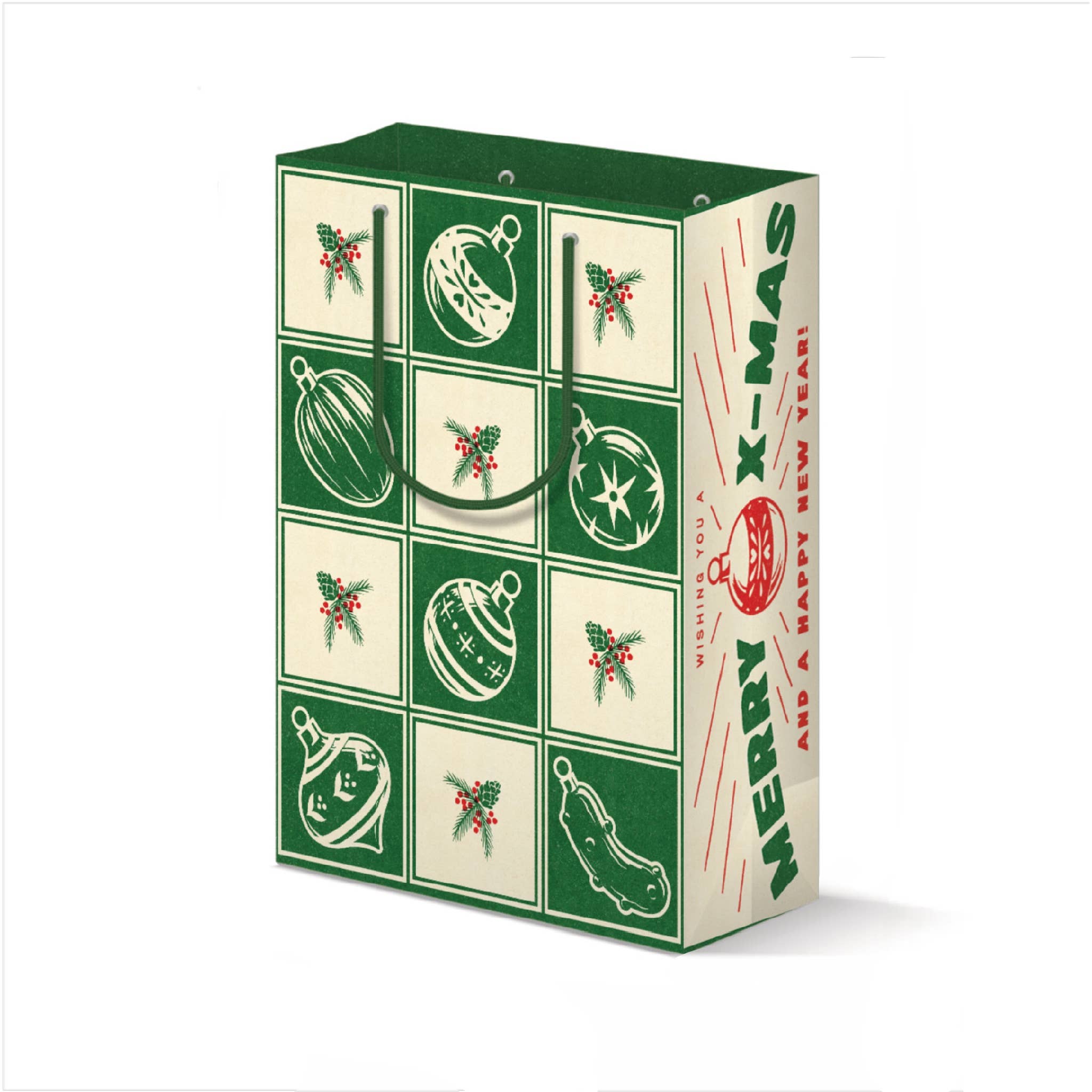 Holiday Ornament Gift Bag - bubblegum market