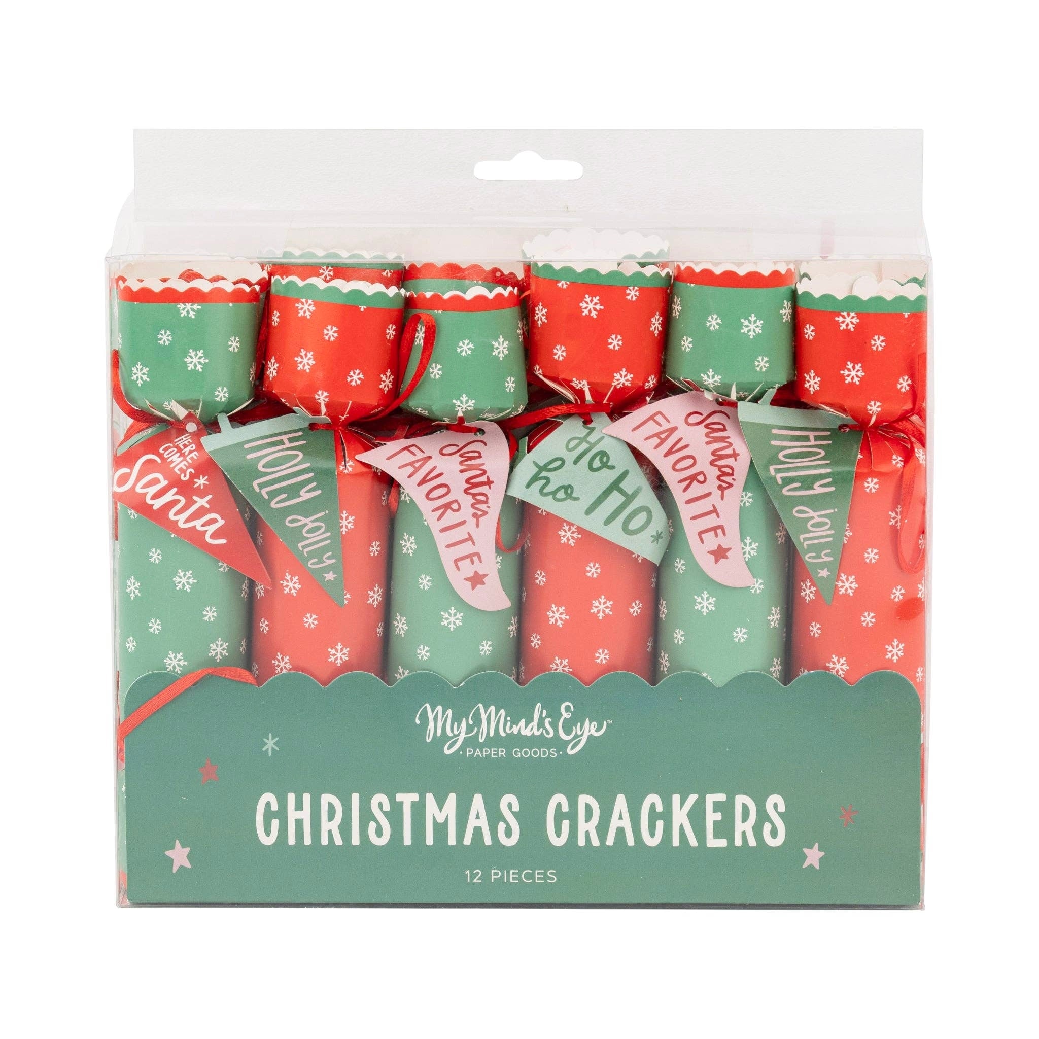 Holiday Pennants Crackers - bubblegum market