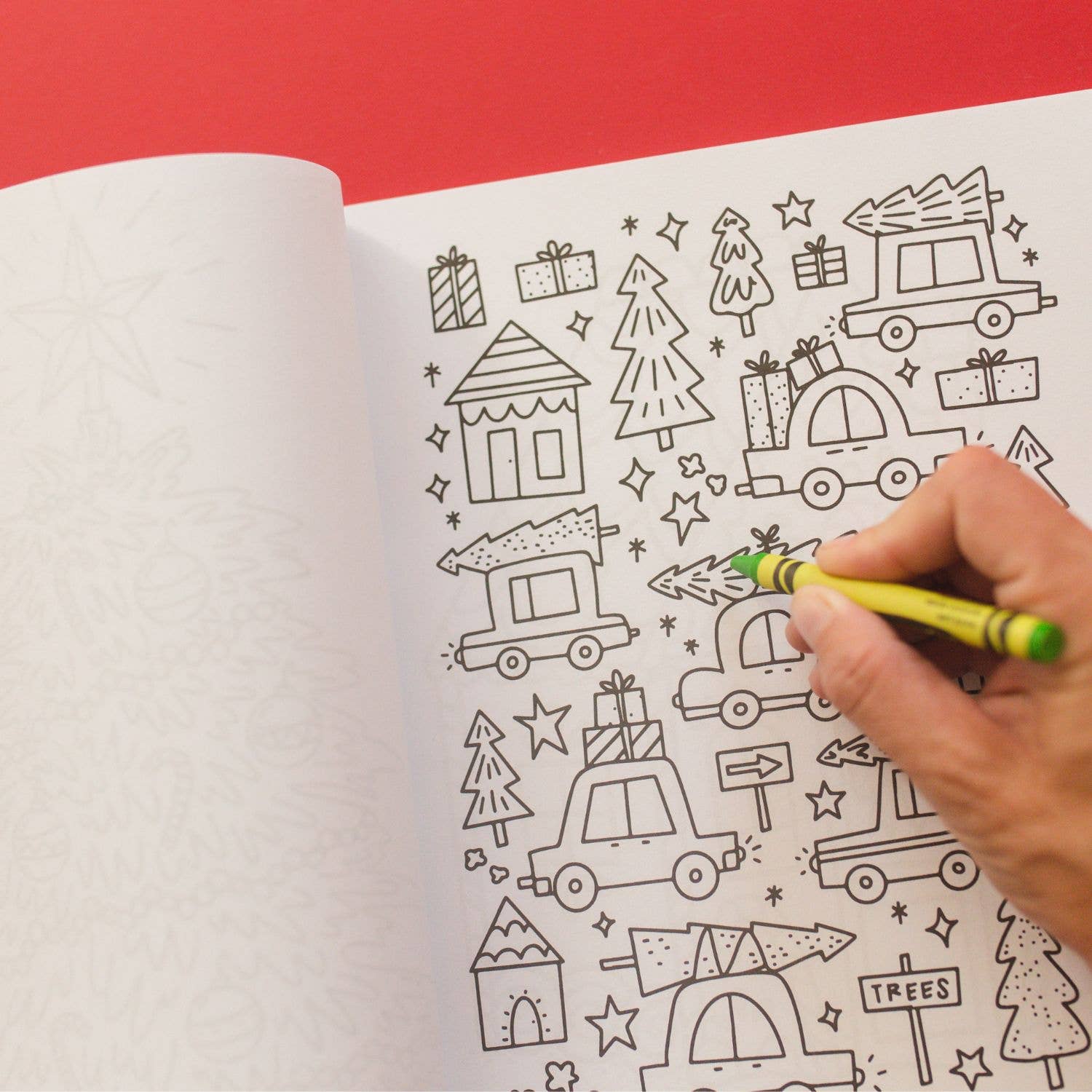 Home for the Holidays Coloring Book - bubblegum market