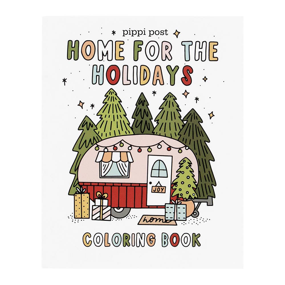 Home for the Holidays Coloring Book - bubblegum market
